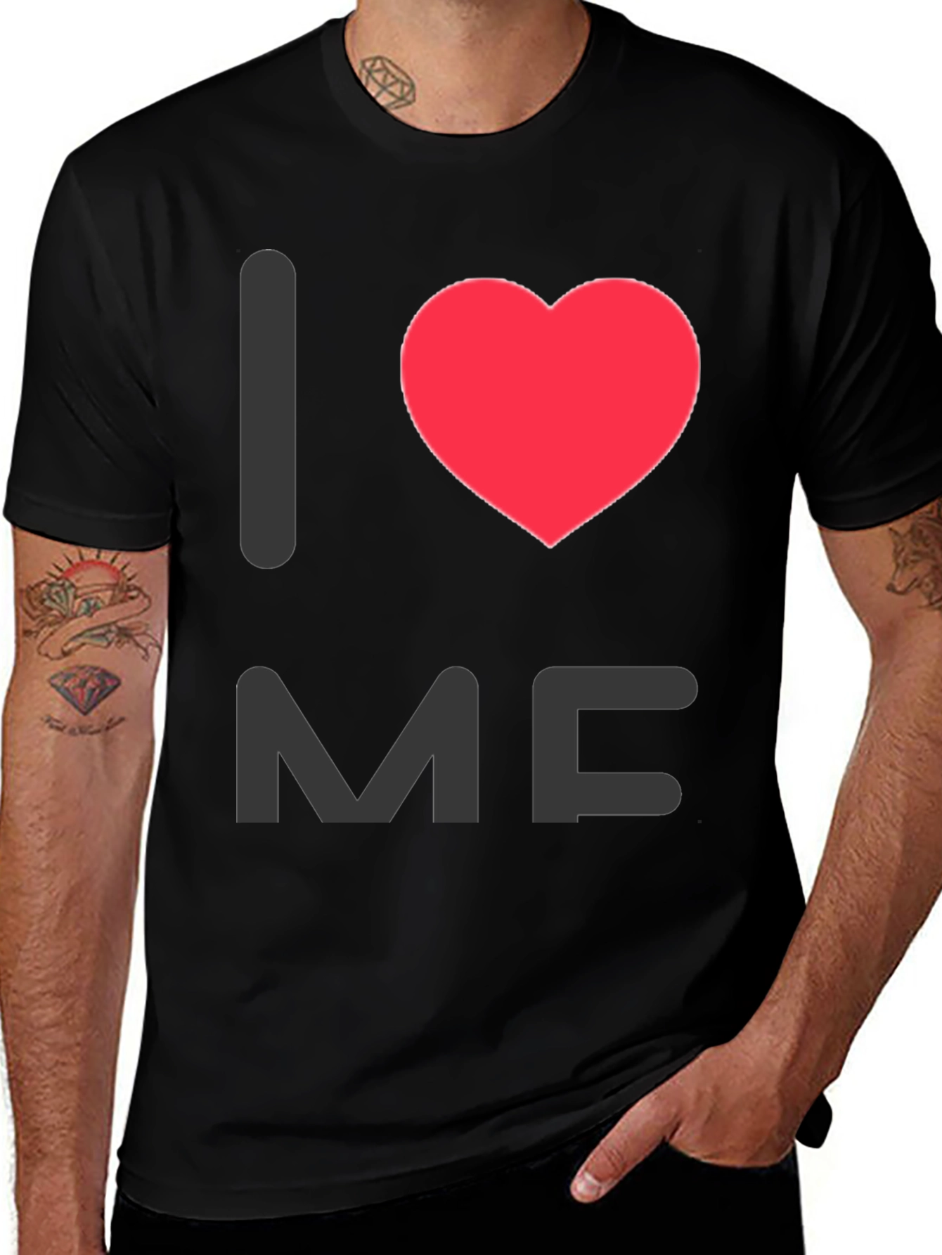 I Heart Me Graphic Tee - Classic Comfort