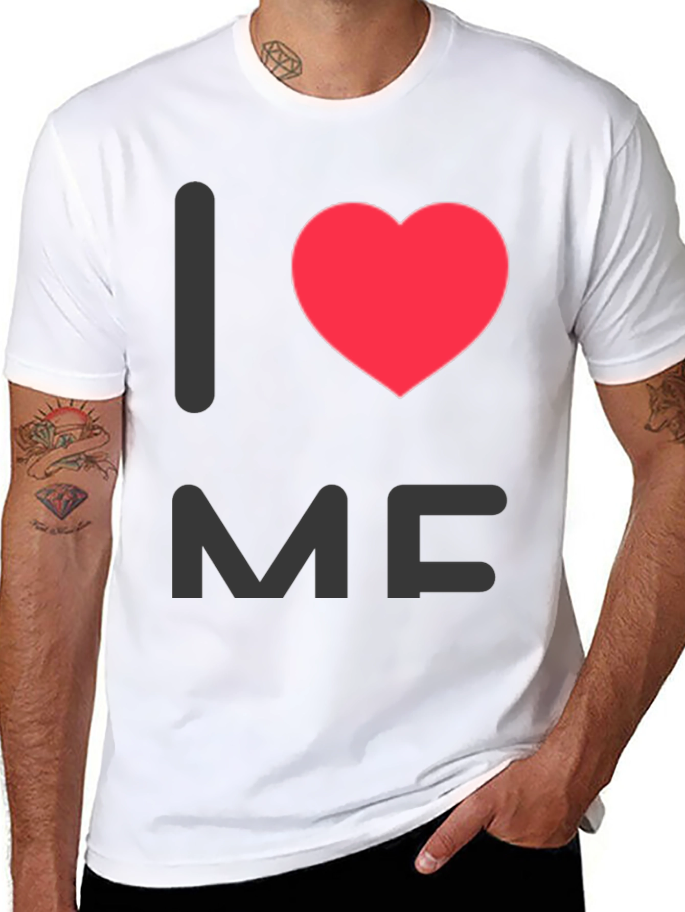 I Heart Me Graphic Tee - Classic Comfort