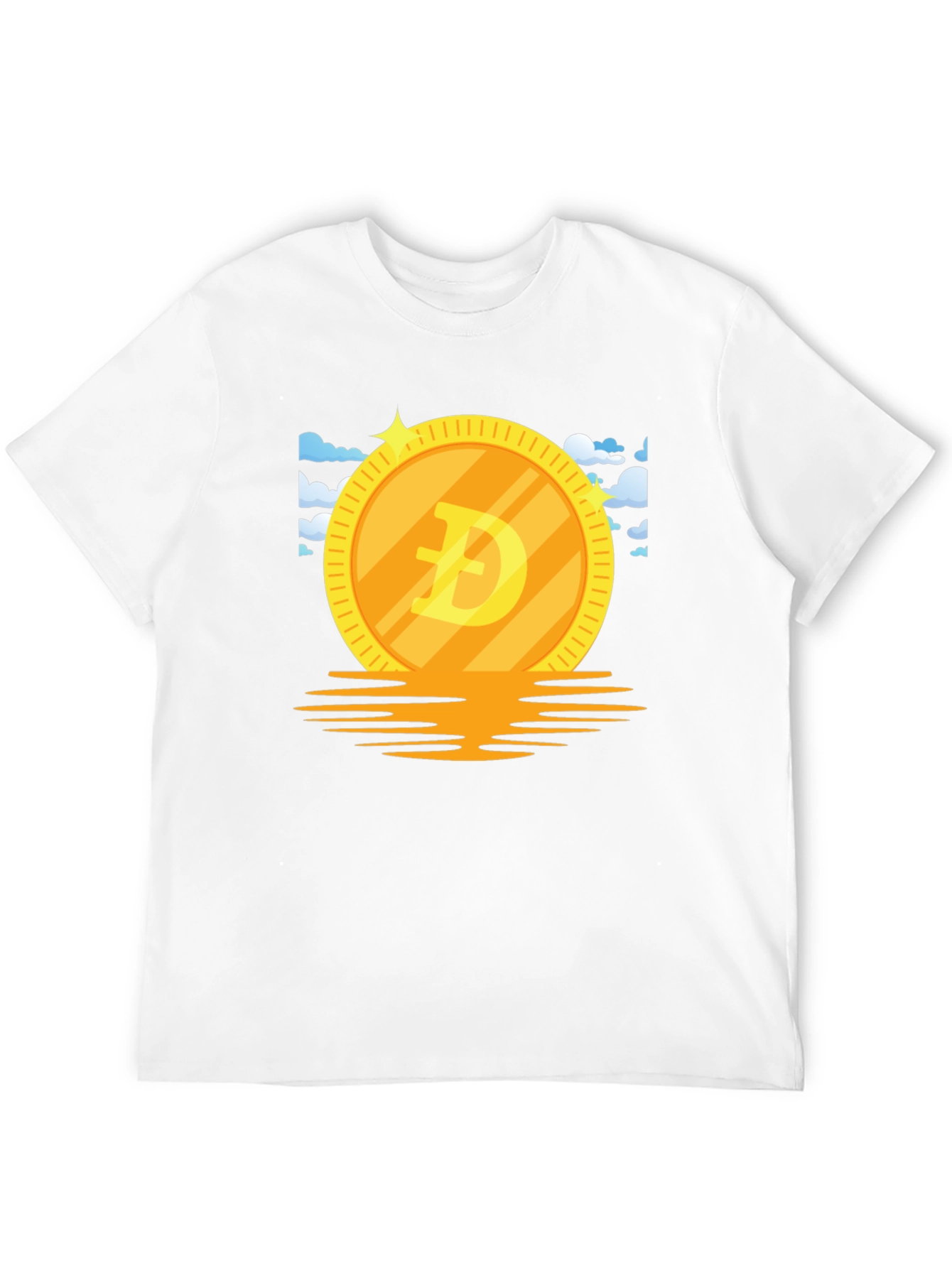 Doge Coin Graphic Tee - Crypto Currency Meme T-Shirt