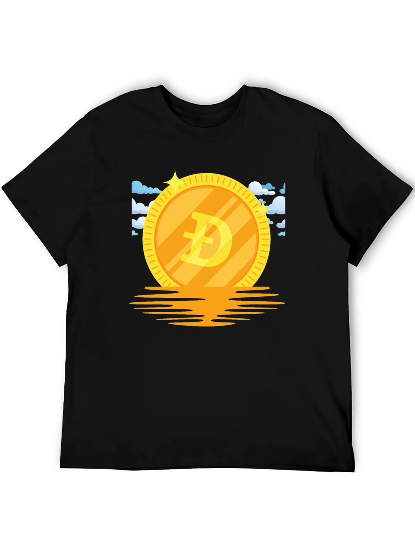 Doge Coin Graphic Tee - Crypto Currency Meme T-Shirt