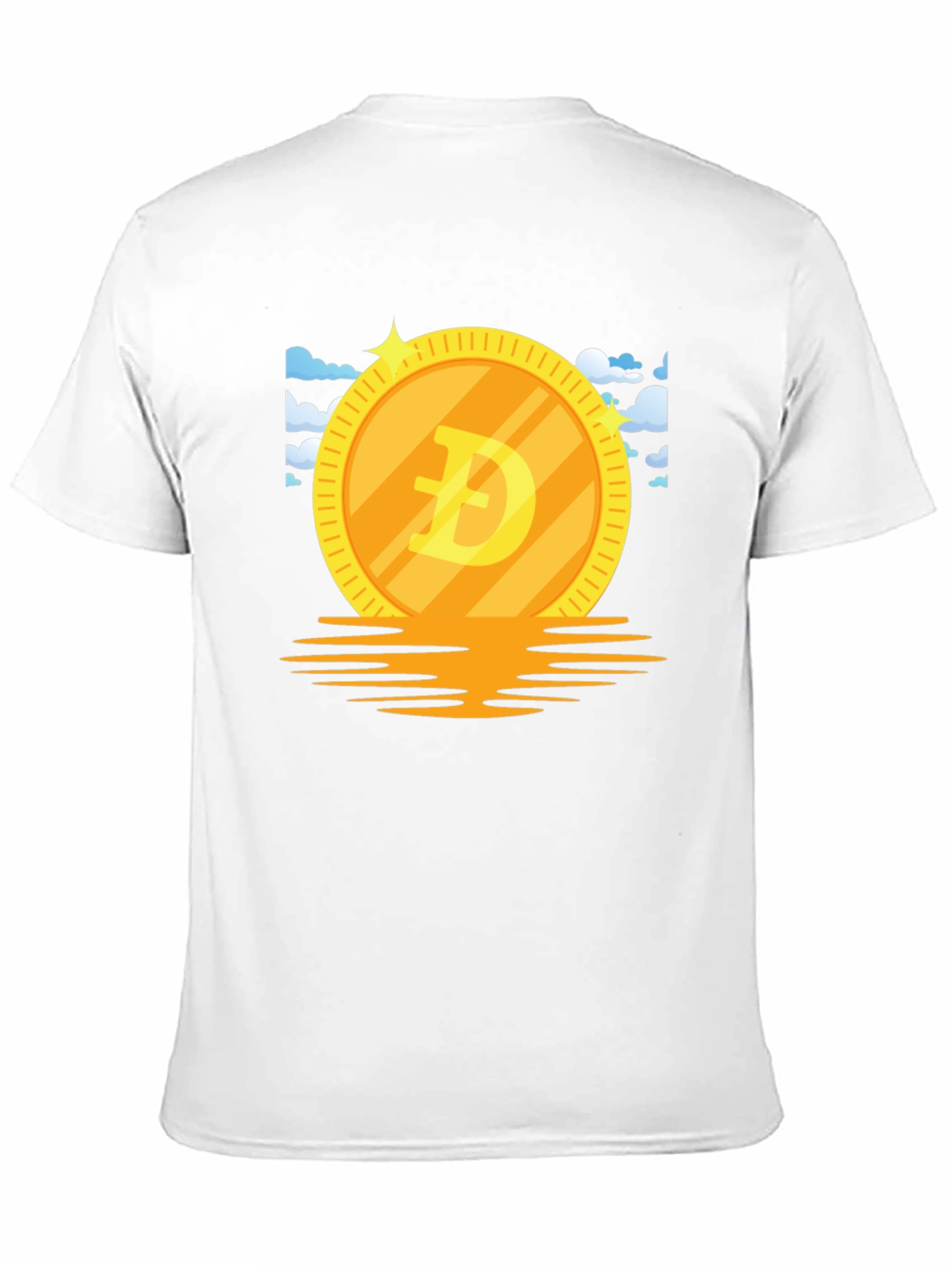 Doge Coin Graphic Tee - Crypto Currency Meme T-Shirt