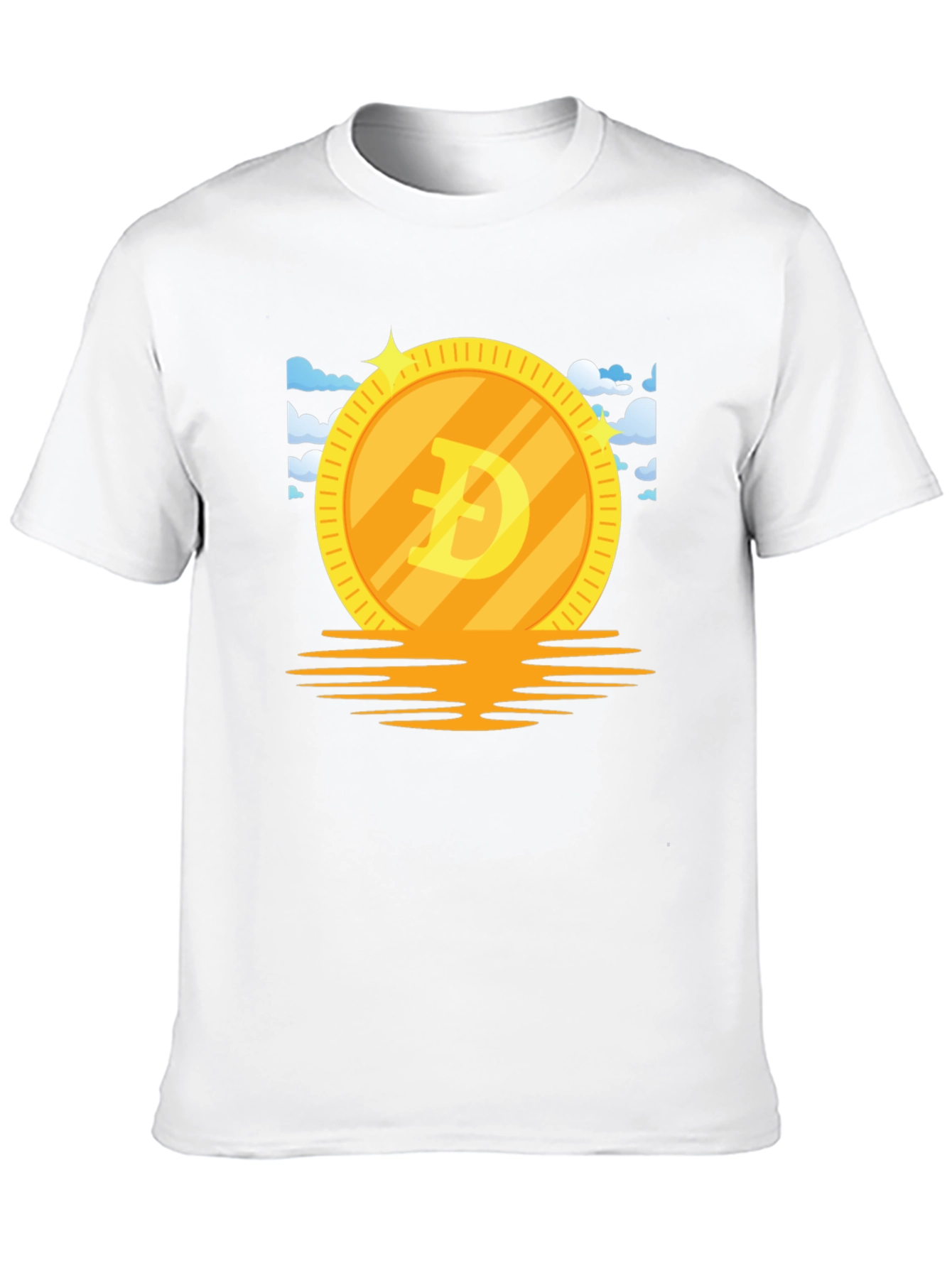 Doge Coin Graphic Tee - Crypto Currency Meme T-Shirt