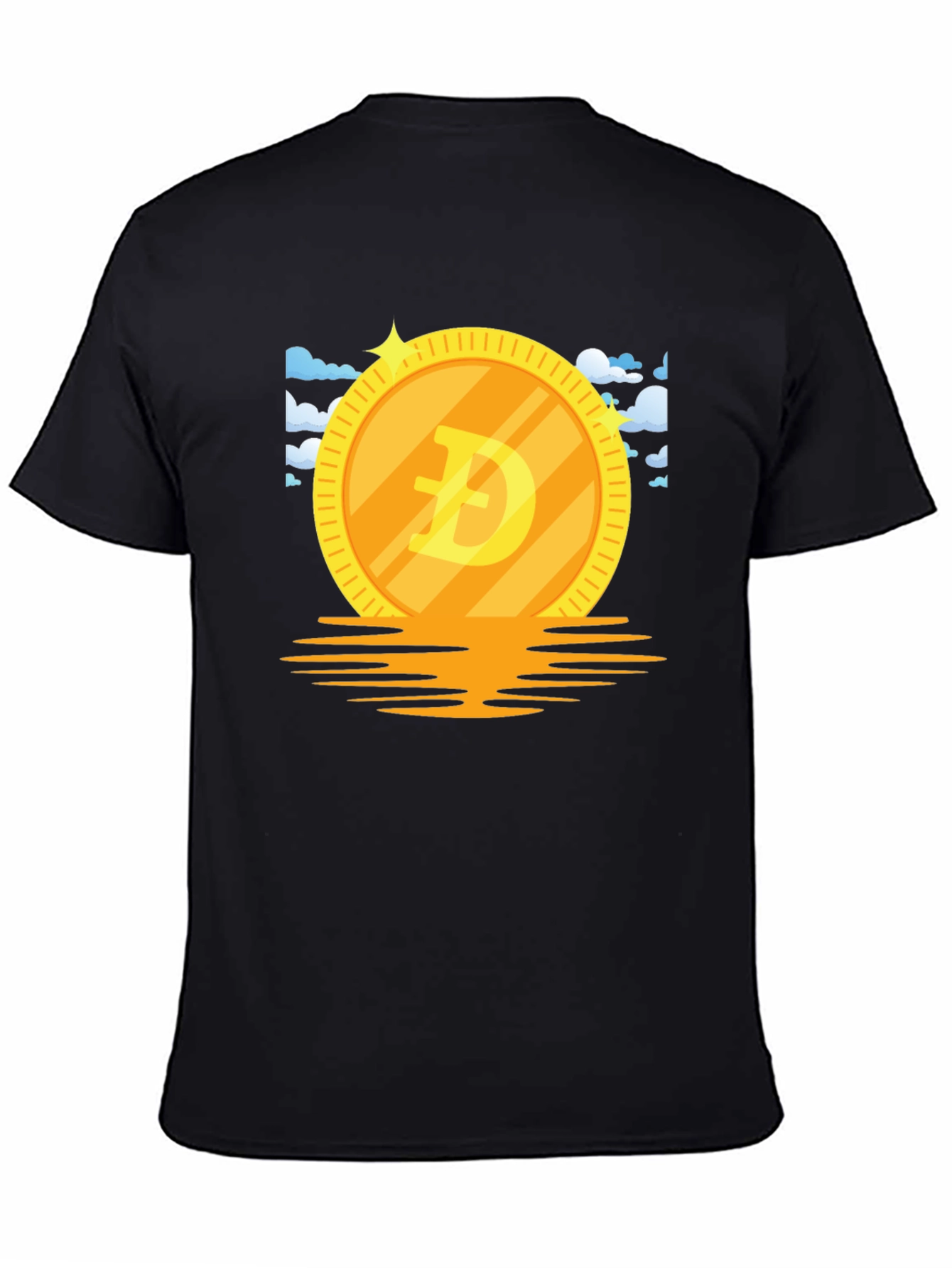 Doge Coin Graphic Tee - Crypto Currency Meme T-Shirt