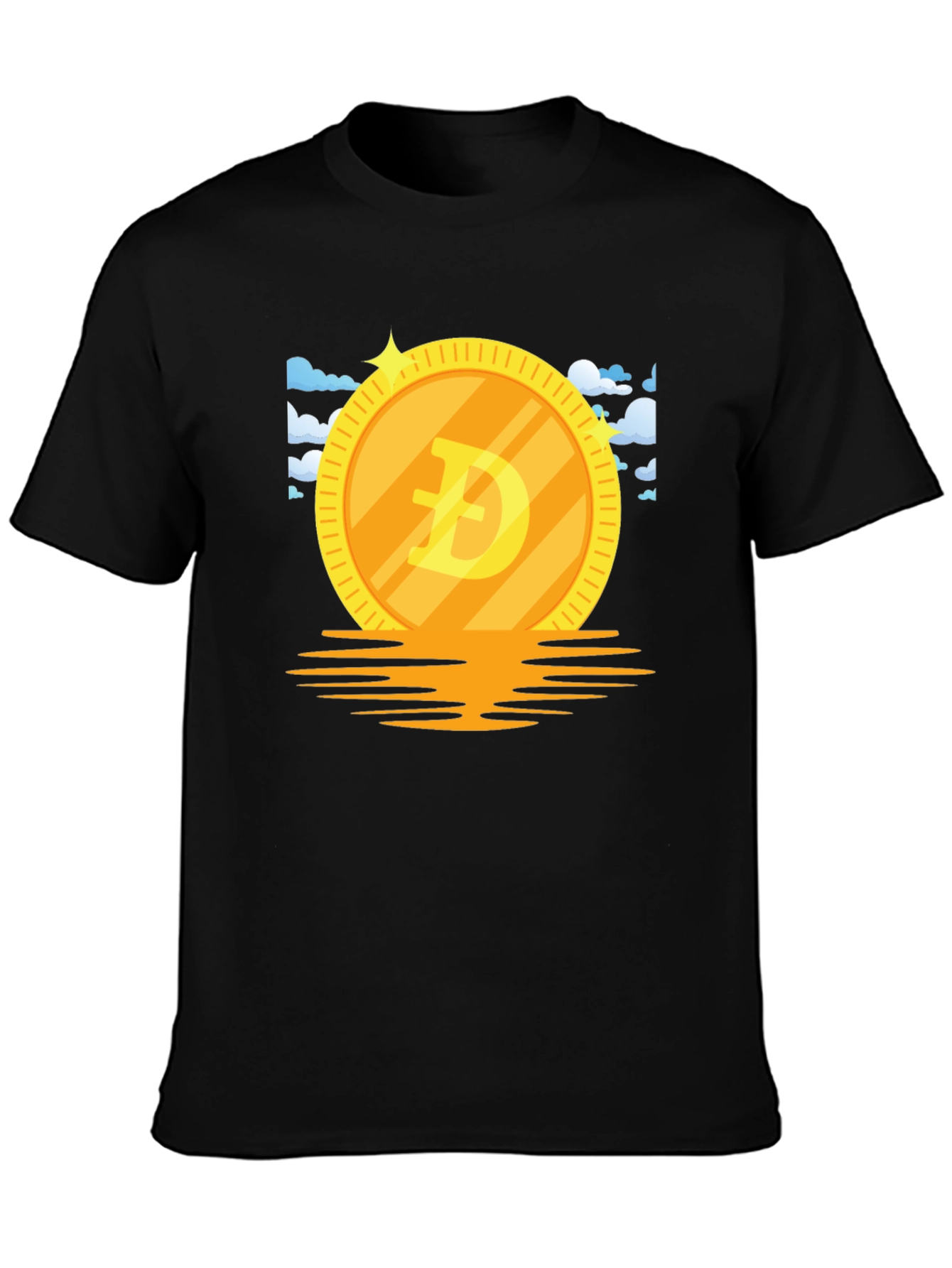 Doge Coin Graphic Tee - Crypto Currency Meme T-Shirt