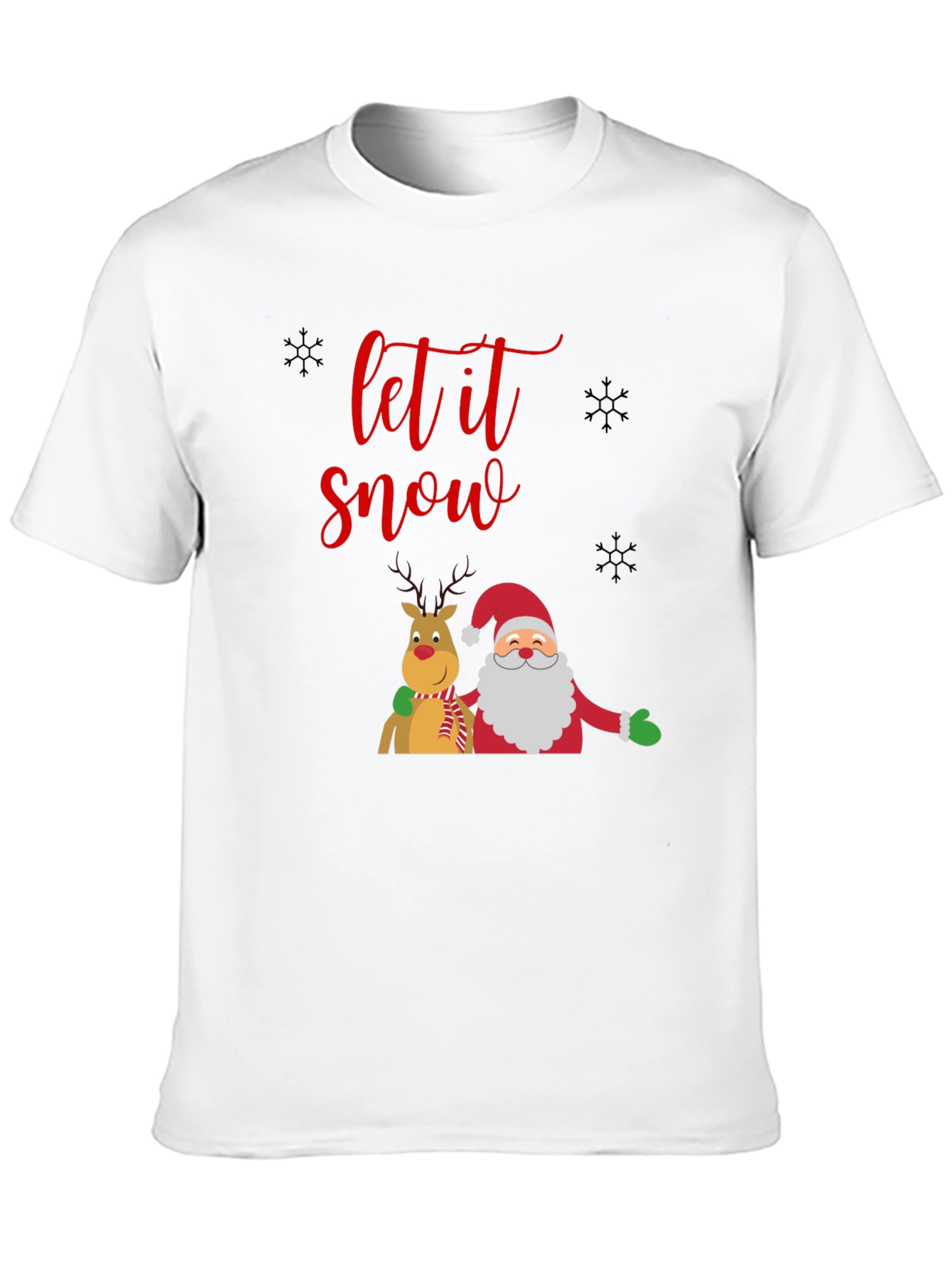 Festive Let it Snow Christmas T-Shirt