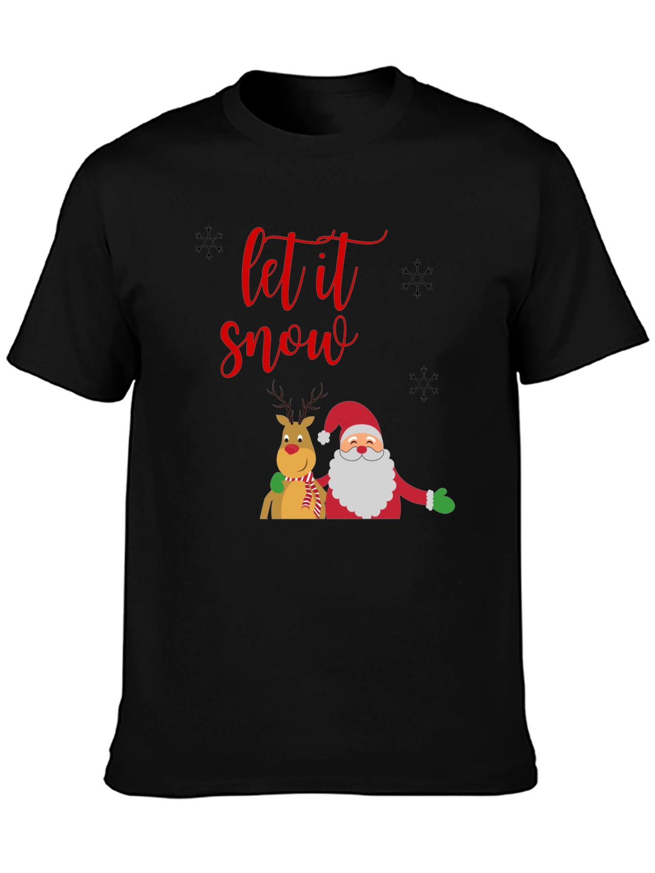 Festive Let it Snow Christmas T-Shirt