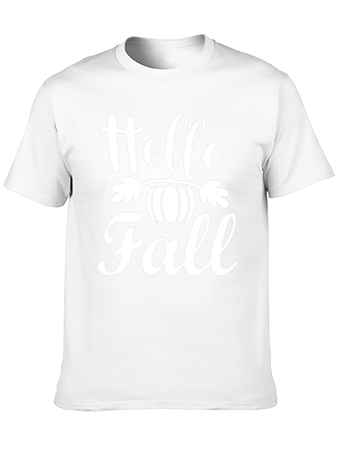 Hello Fall T-Shirt - Pumpkin Graphic Tee