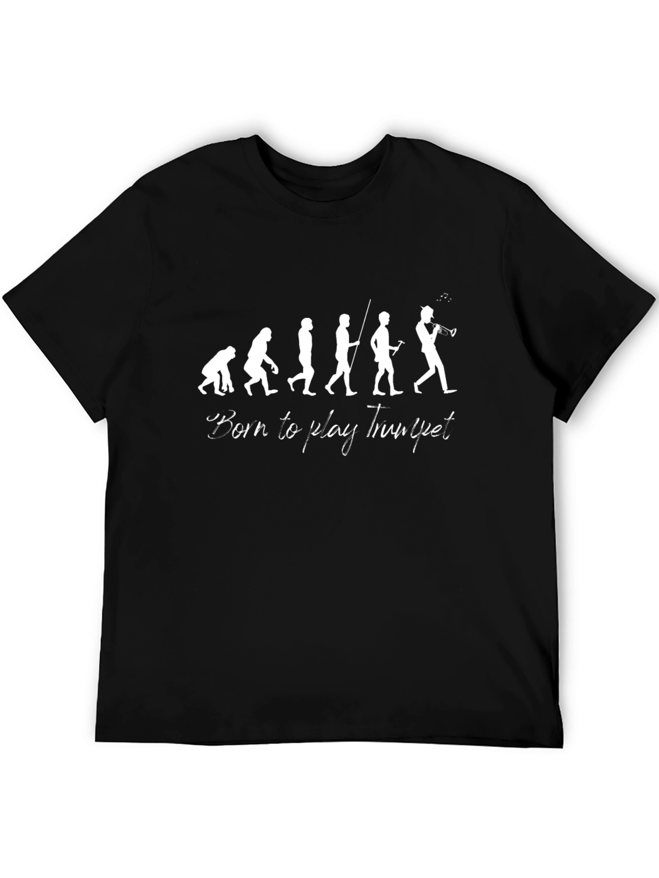 Born to Play Trumpet Evolution T-Shirt