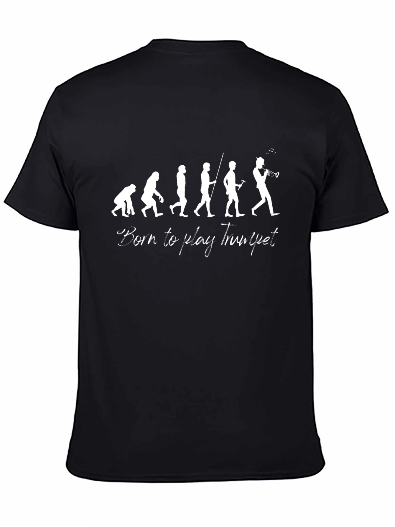 Born to Play Trumpet Evolution T-Shirt