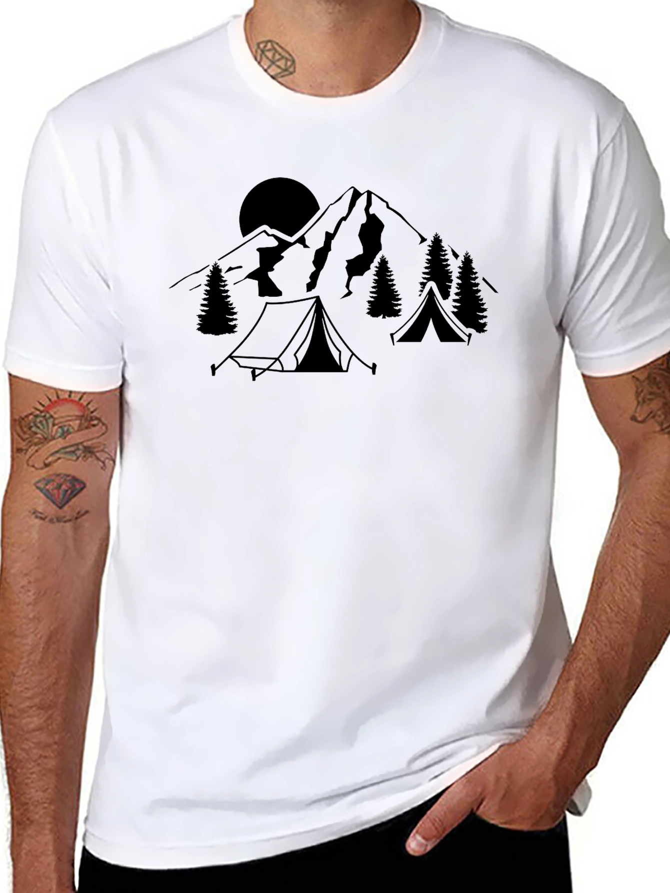 Mountain Camping Graphic Tee