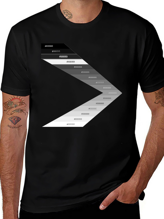 Gradient Palette Black T-Shirt
