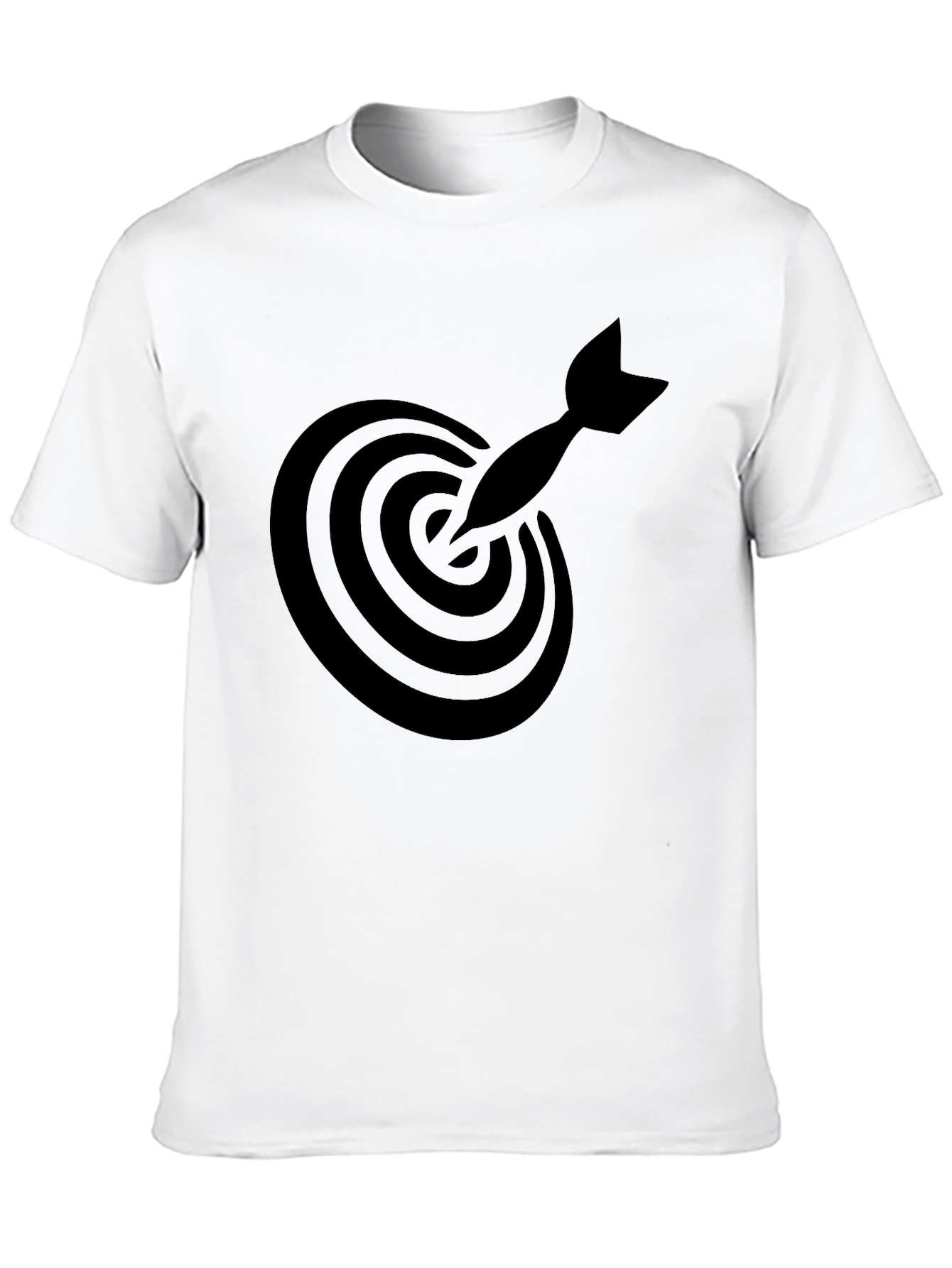 Target Dart T-Shirt - Black Graphic Tee