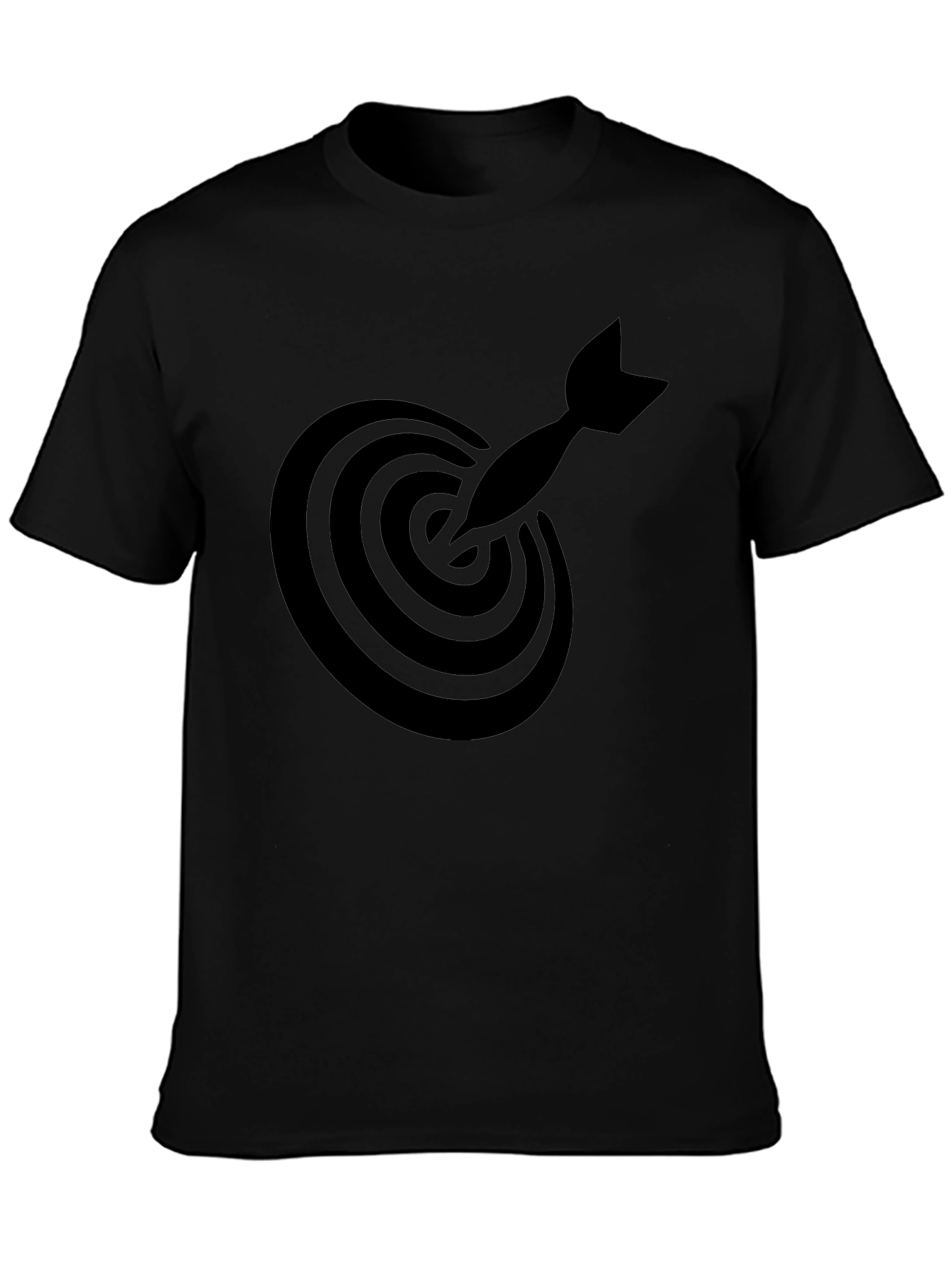 Target Dart T-Shirt - Black Graphic Tee