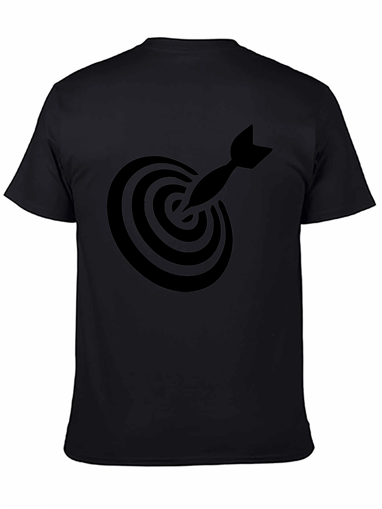 Target Dart T-Shirt - Black Graphic Tee
