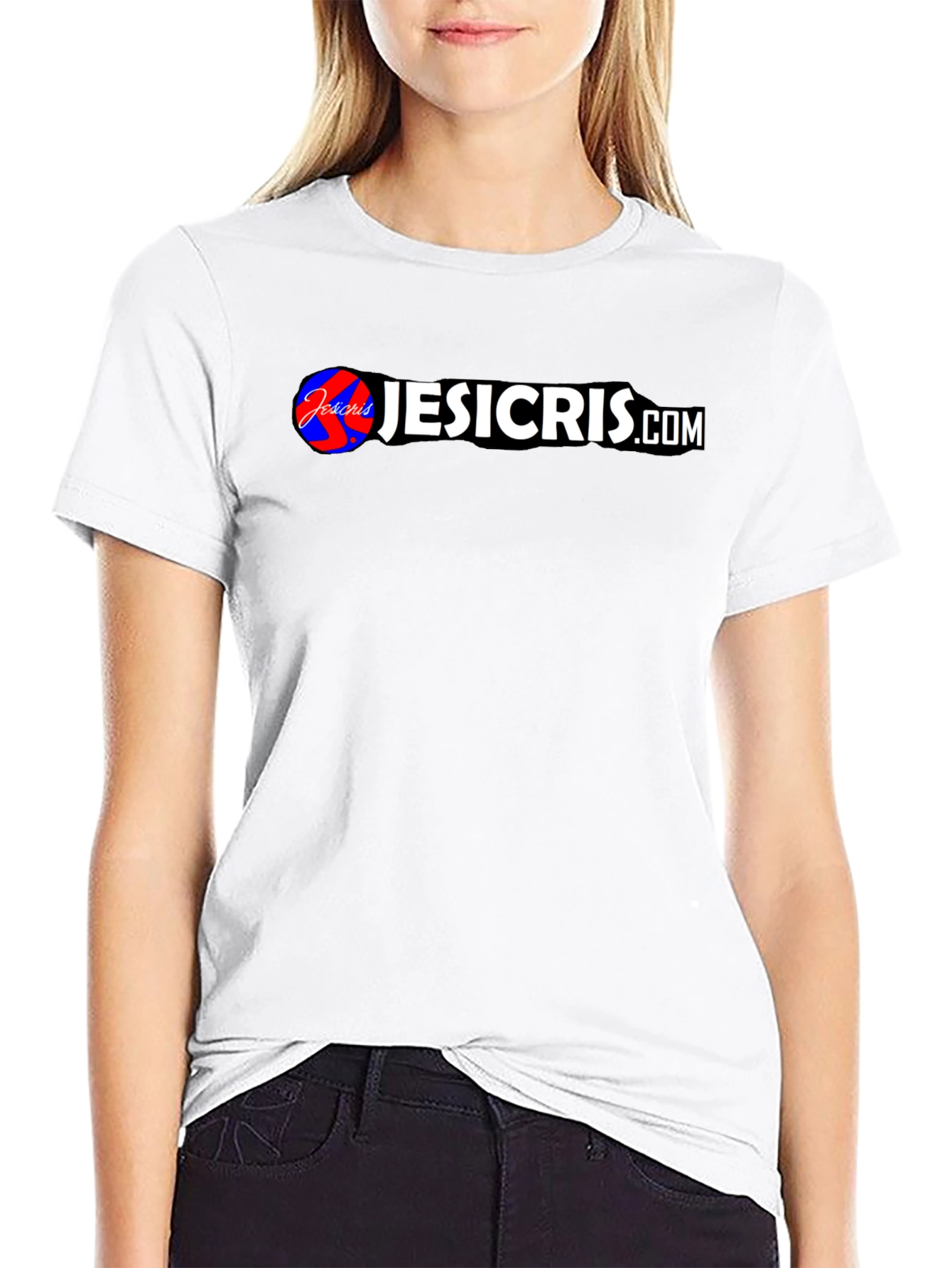Jesicris.com Black Graphic Tee