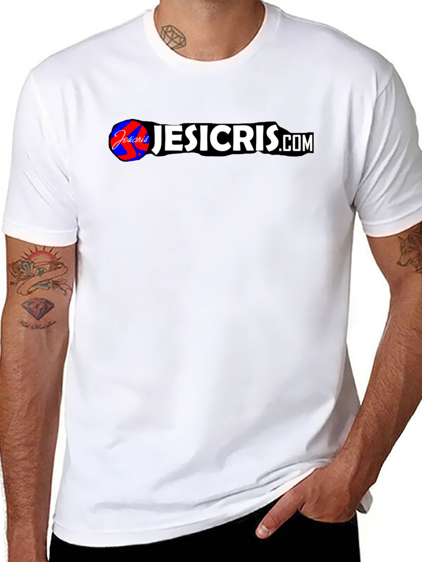 Jesicris.com Black Graphic Tee