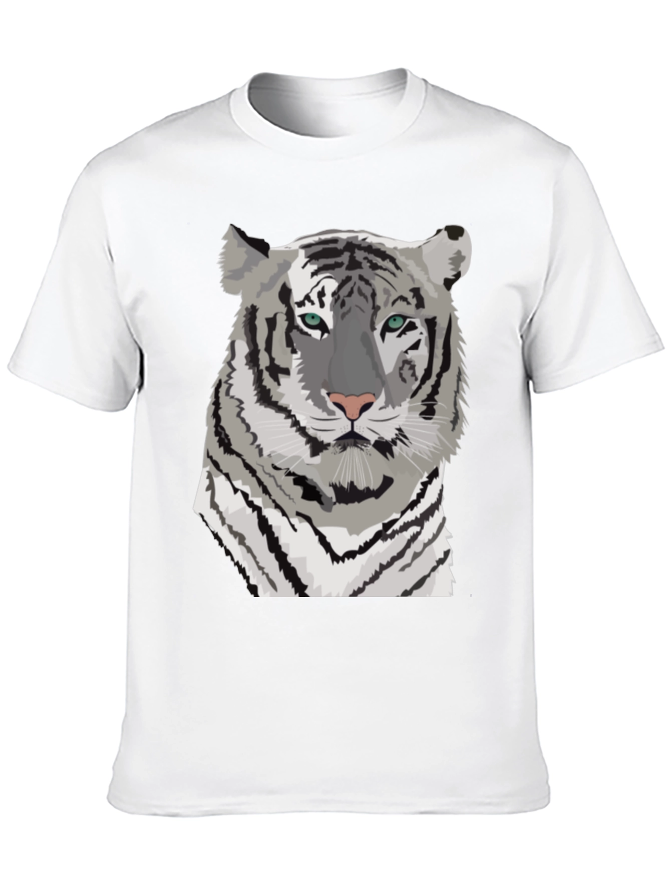 Tiger Graphic Tee - Cool Animal Print Shirt
