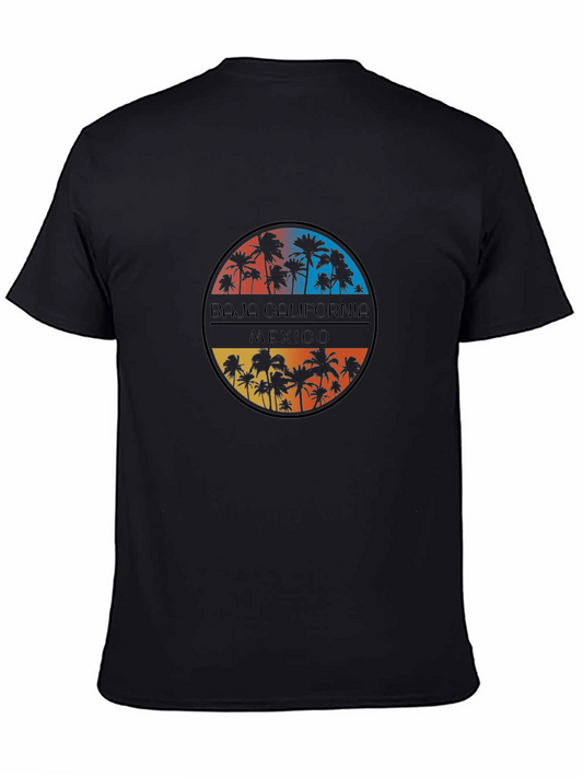 Baja California Mexico Palm Tree Graphic Tee