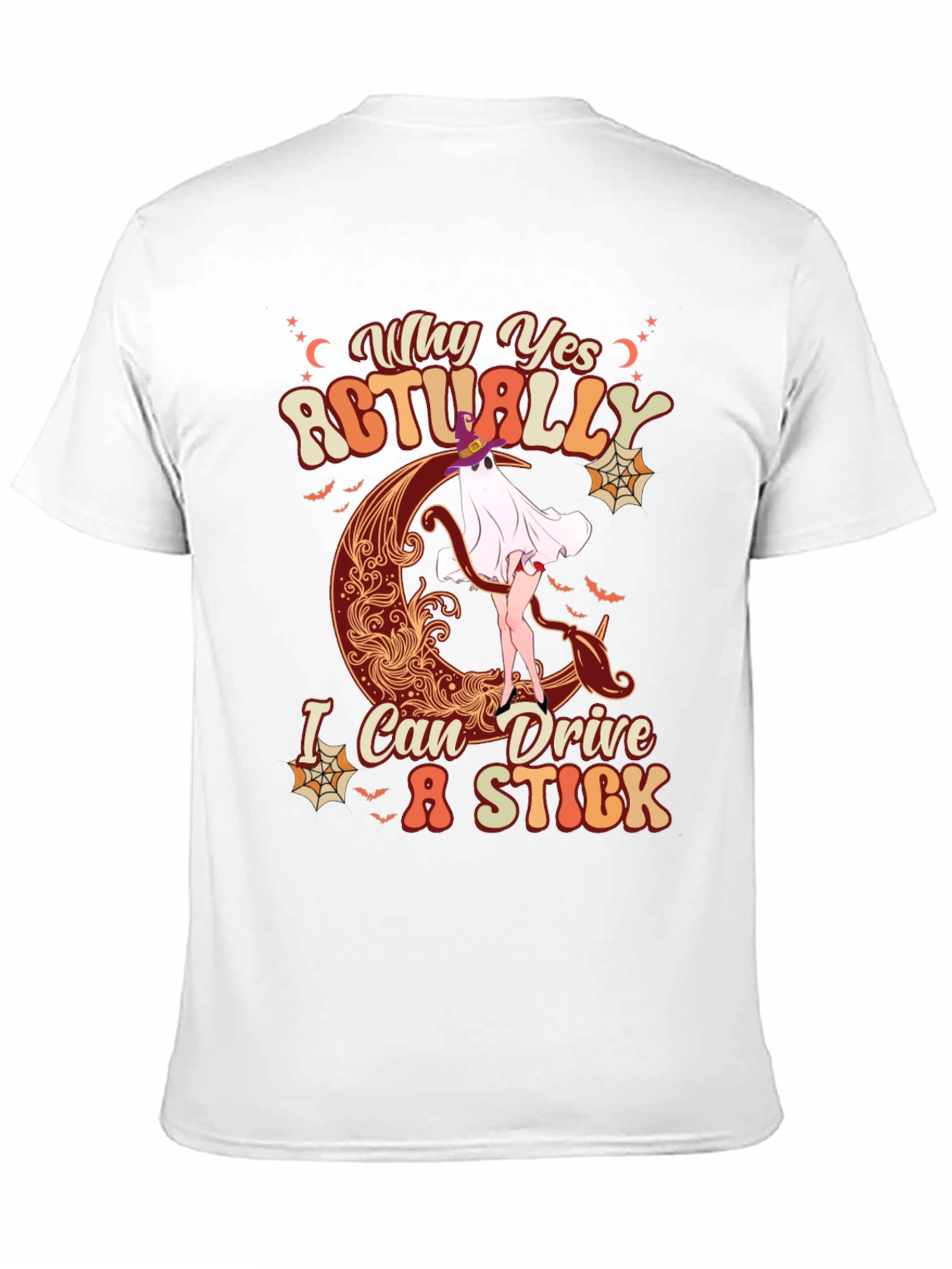 Halloween Witch Drive Stick T-Shirt
