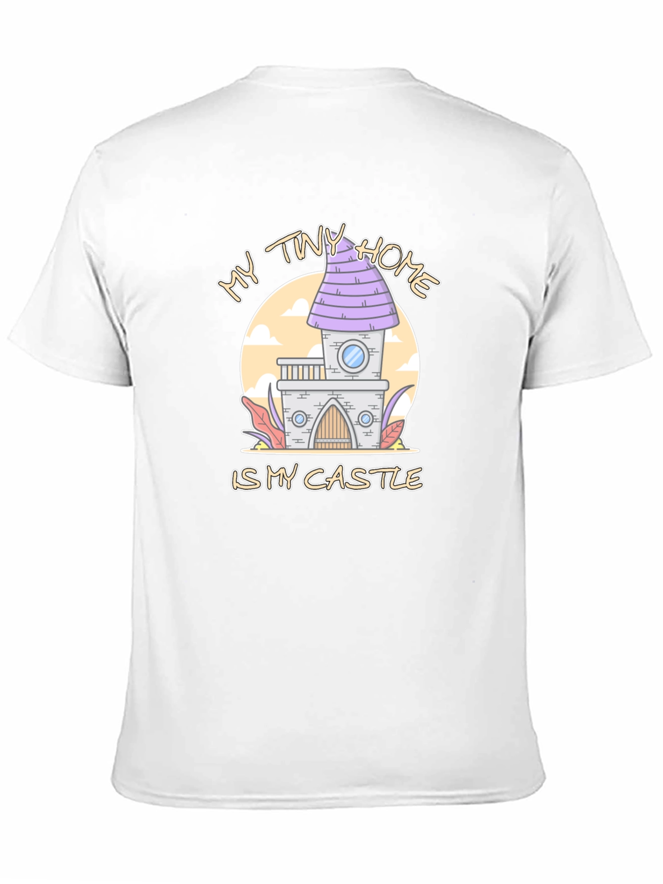 My Tiny Home Is My Castle Black T-Shirt