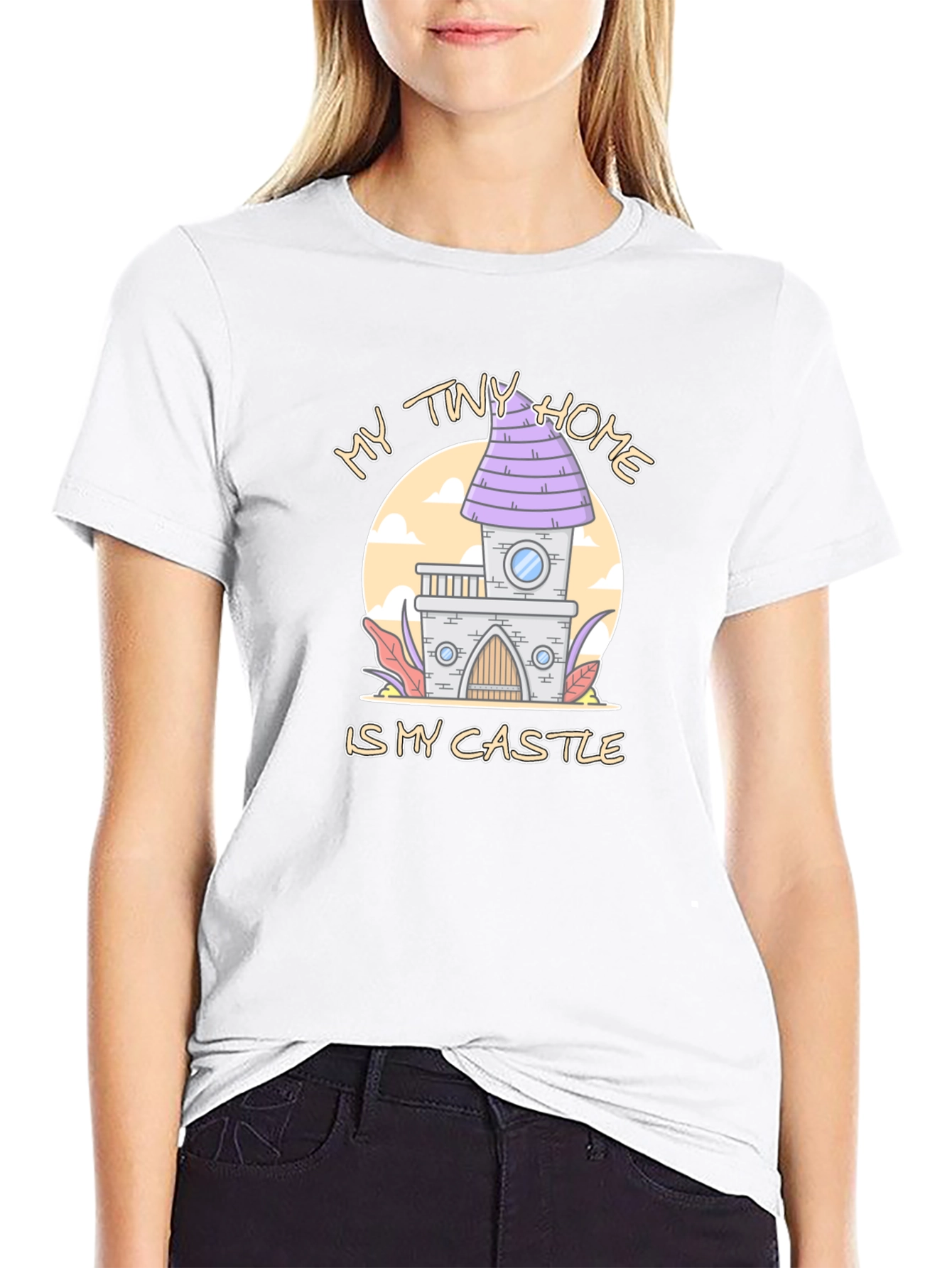 My Tiny Home Is My Castle Black T-Shirt
