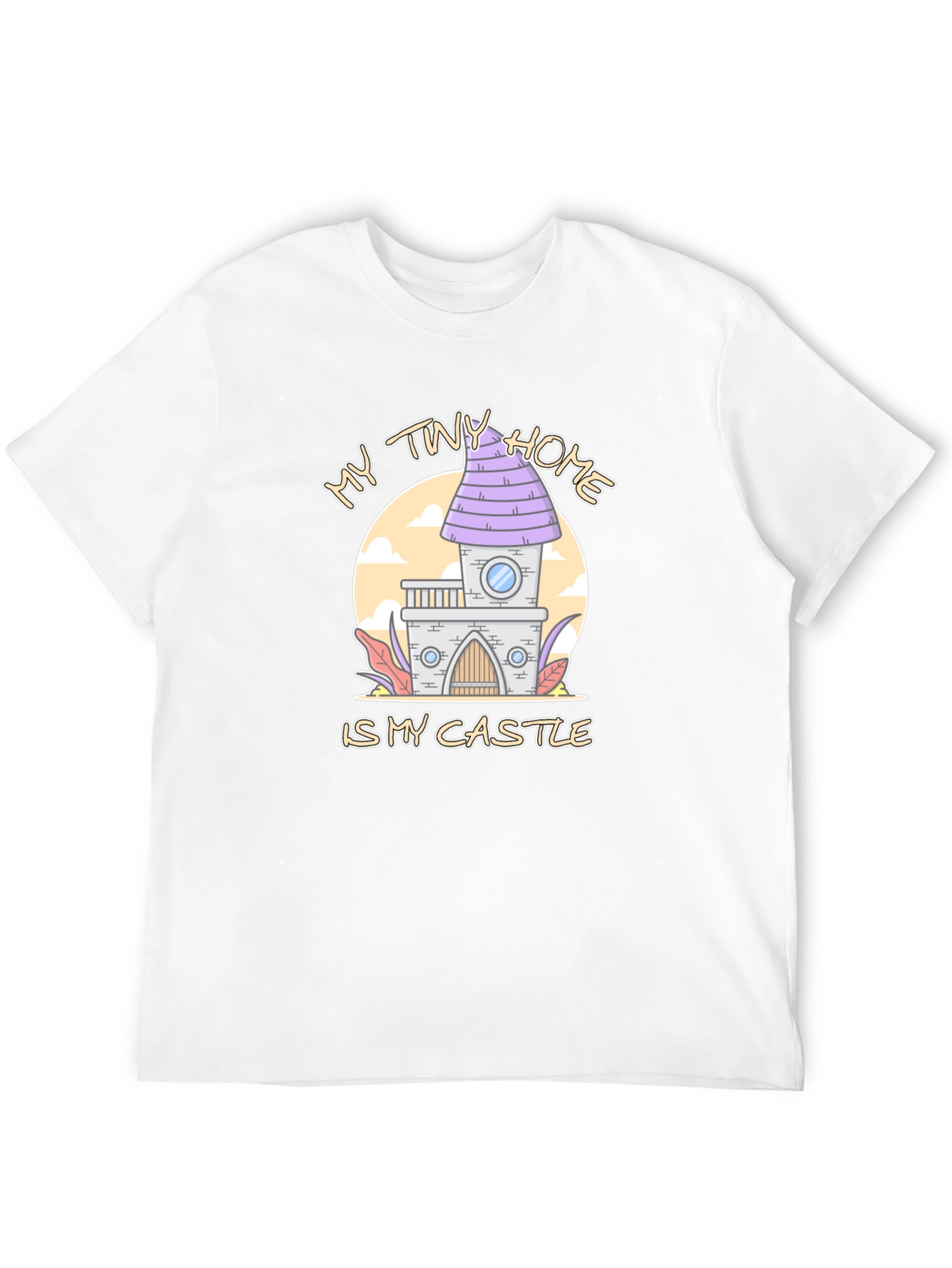 My Tiny Home Is My Castle Black T-Shirt