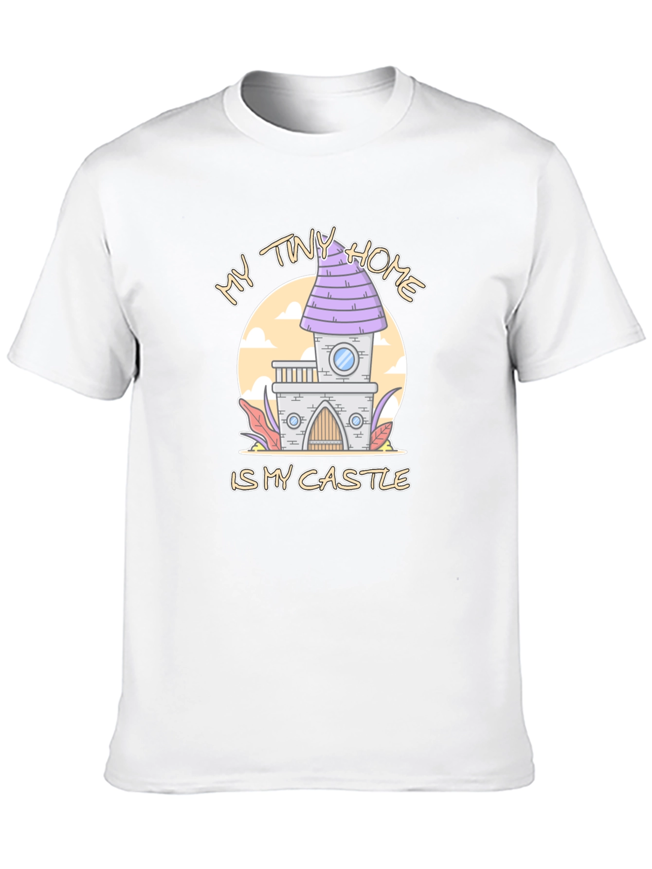 My Tiny Home Is My Castle Black T-Shirt