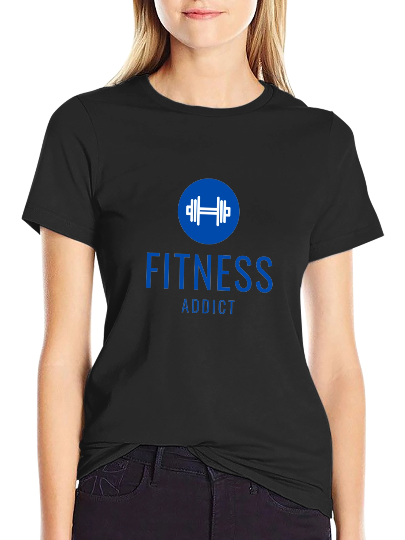 Fitness Addict Black T-Shirt
