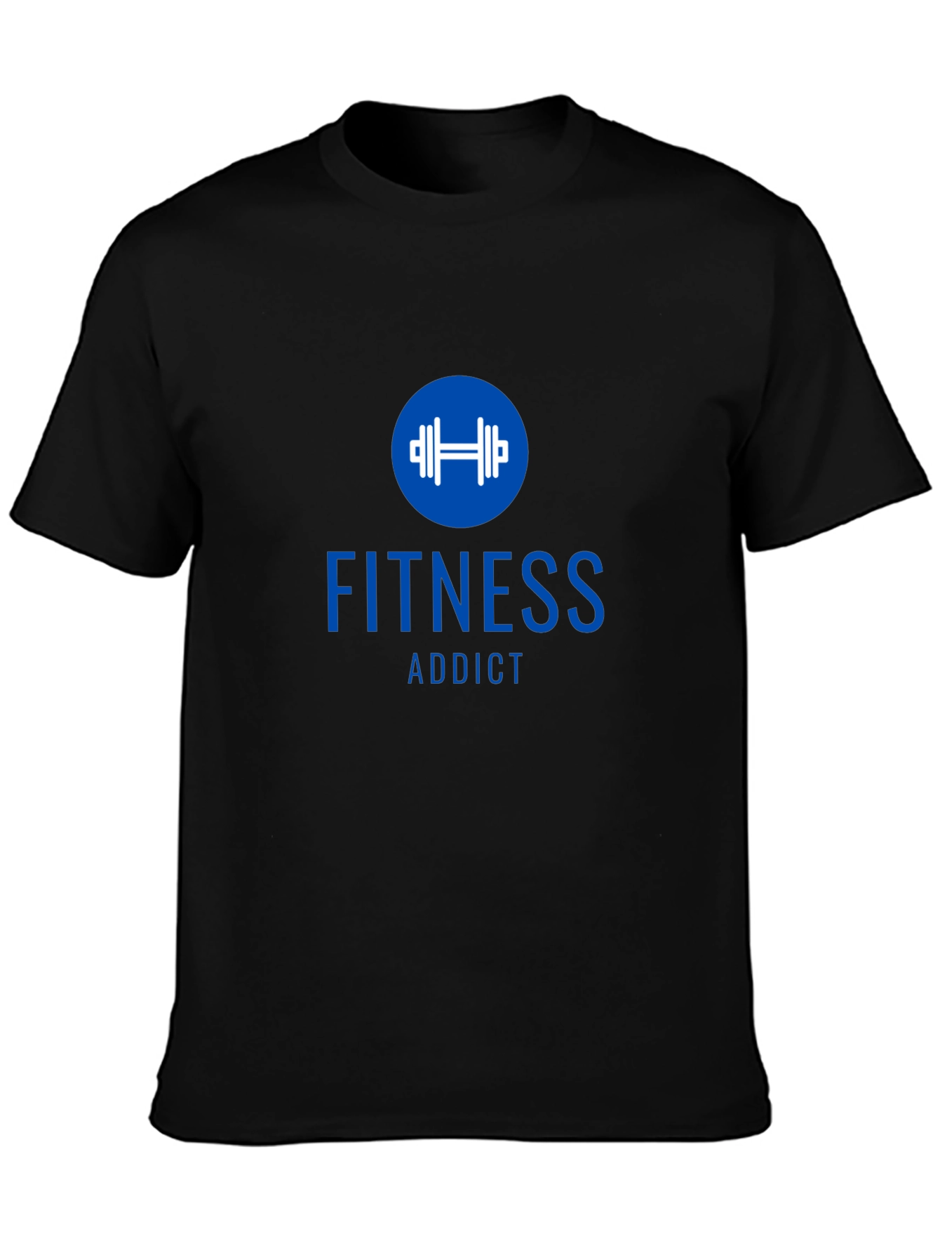 Fitness Addict Black T-Shirt