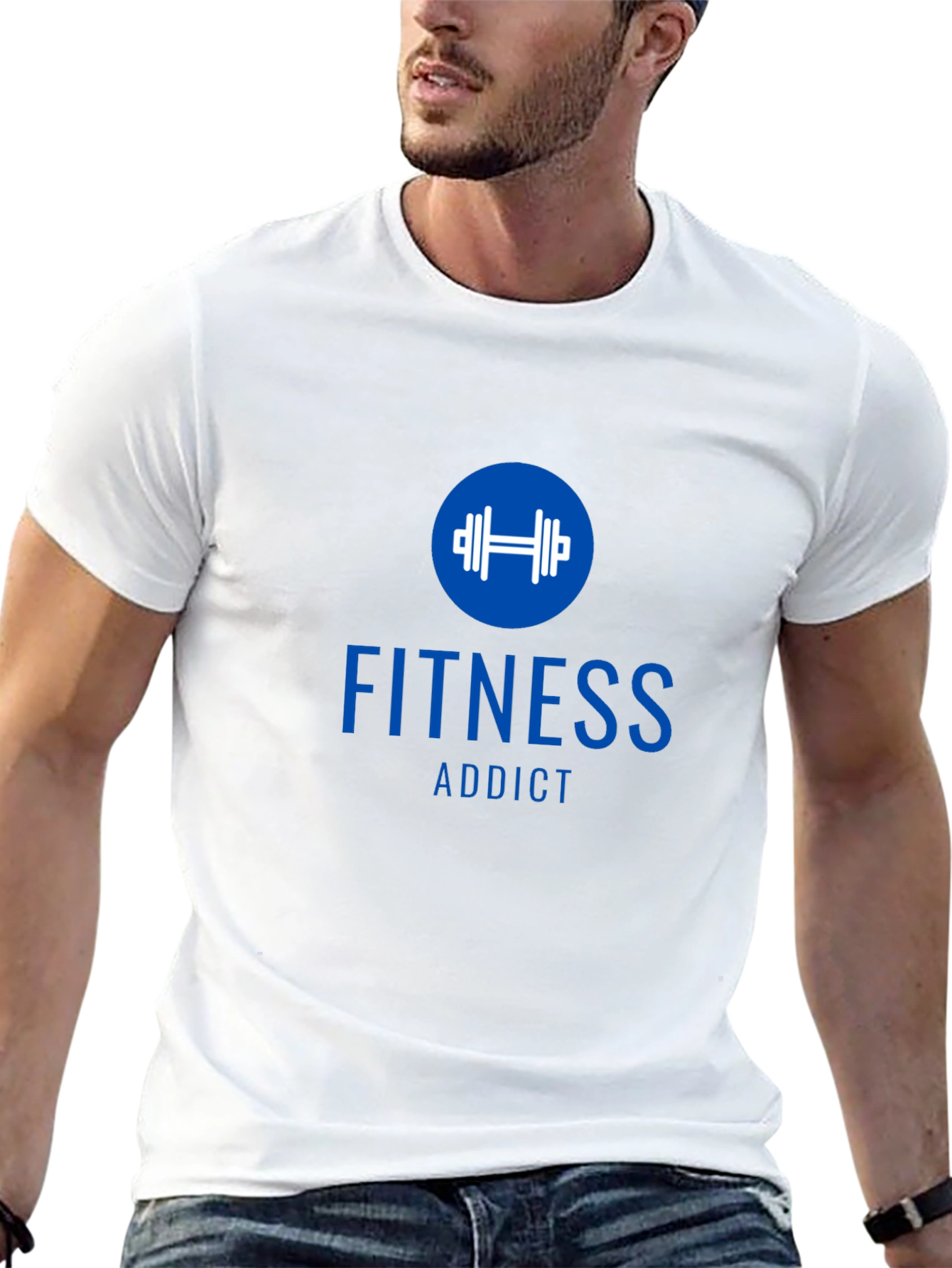 Fitness Addict Black T-Shirt