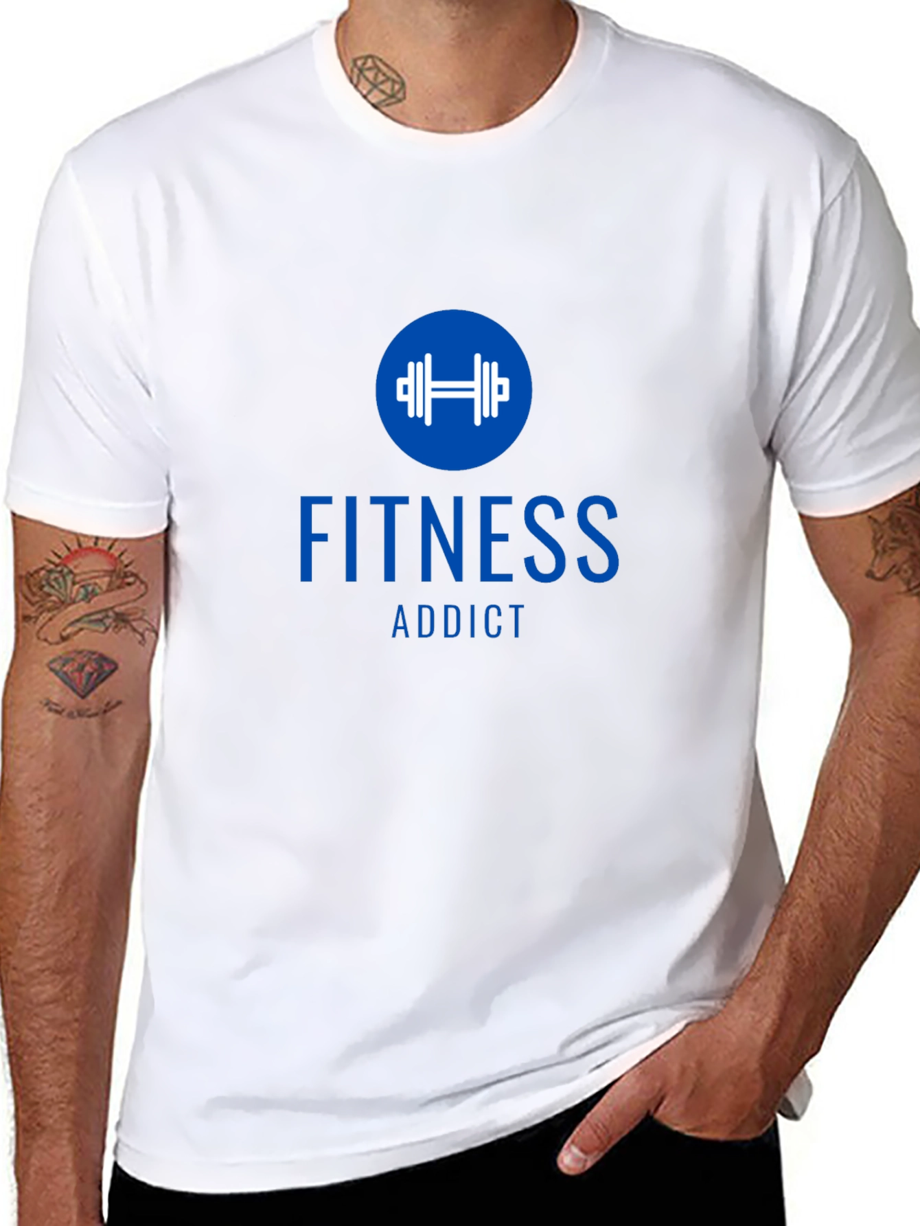 Fitness Addict Black T-Shirt