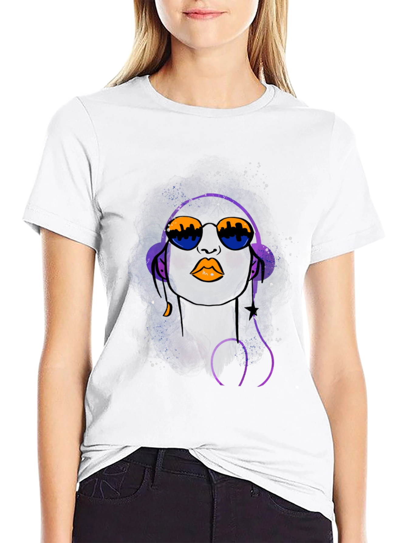 Abstract Woman Graphic Tee