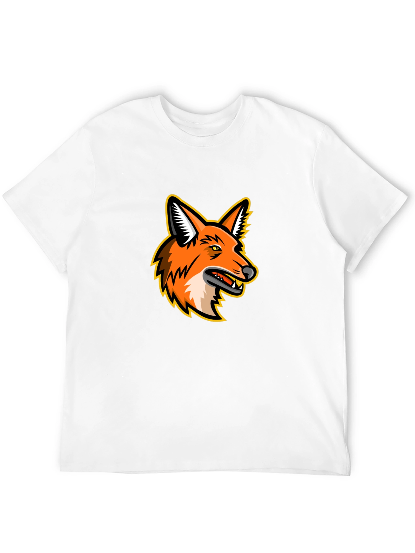 Fox Graphic T-Shirt - Mens Black Tee
