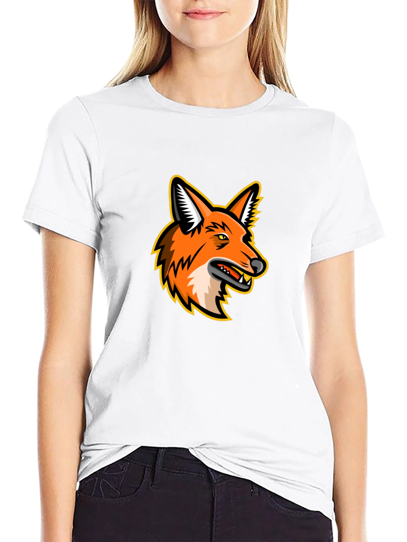 Fox Graphic T-Shirt - Mens Black Tee