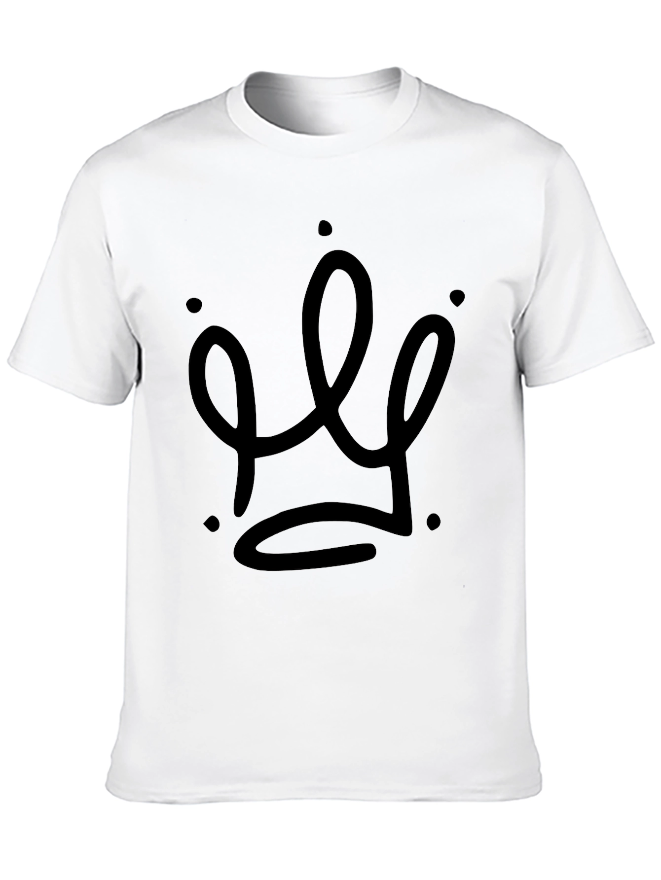 Crown Graphic T-Shirt - Modern Royal Design