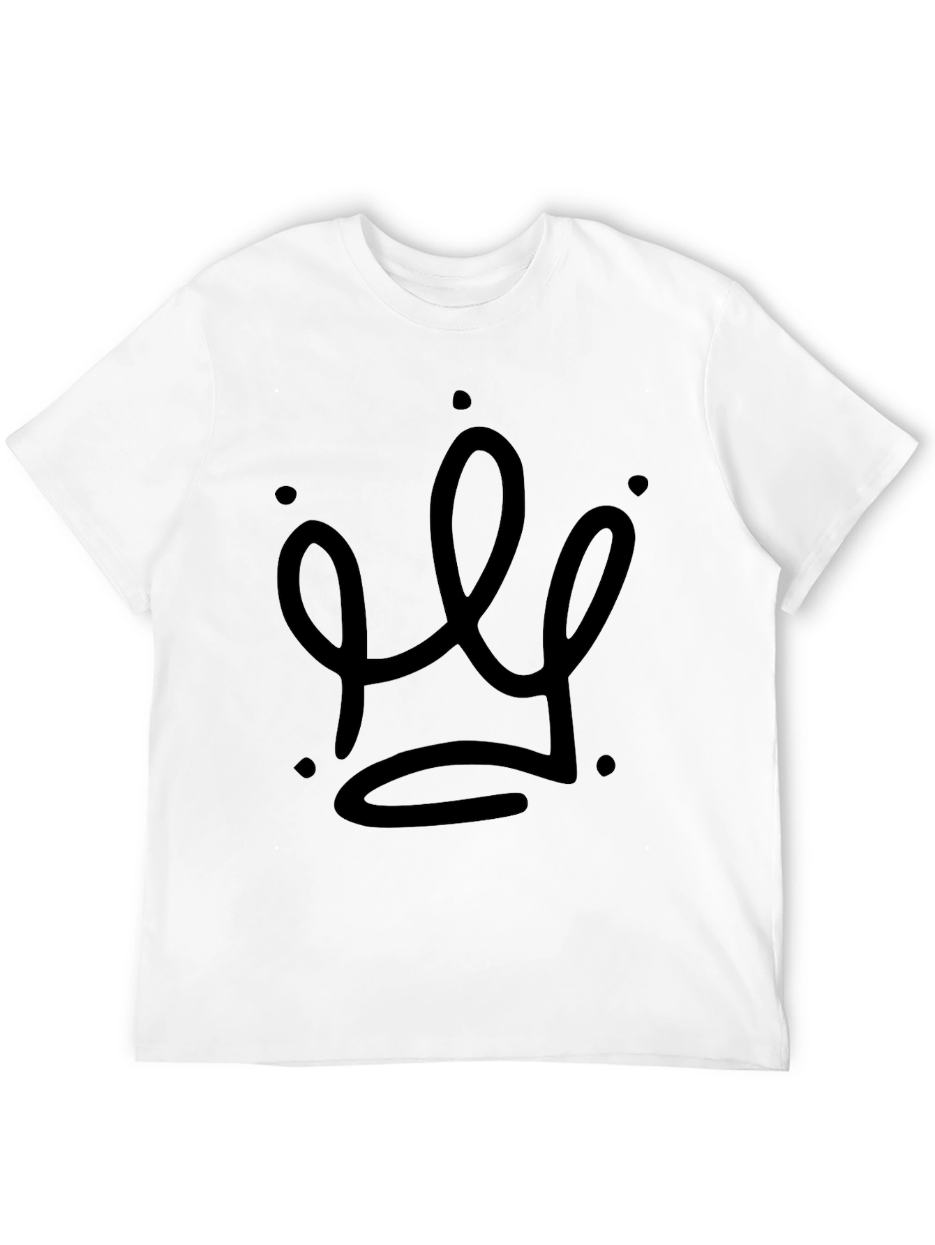 Crown Graphic T-Shirt - Modern Royal Design