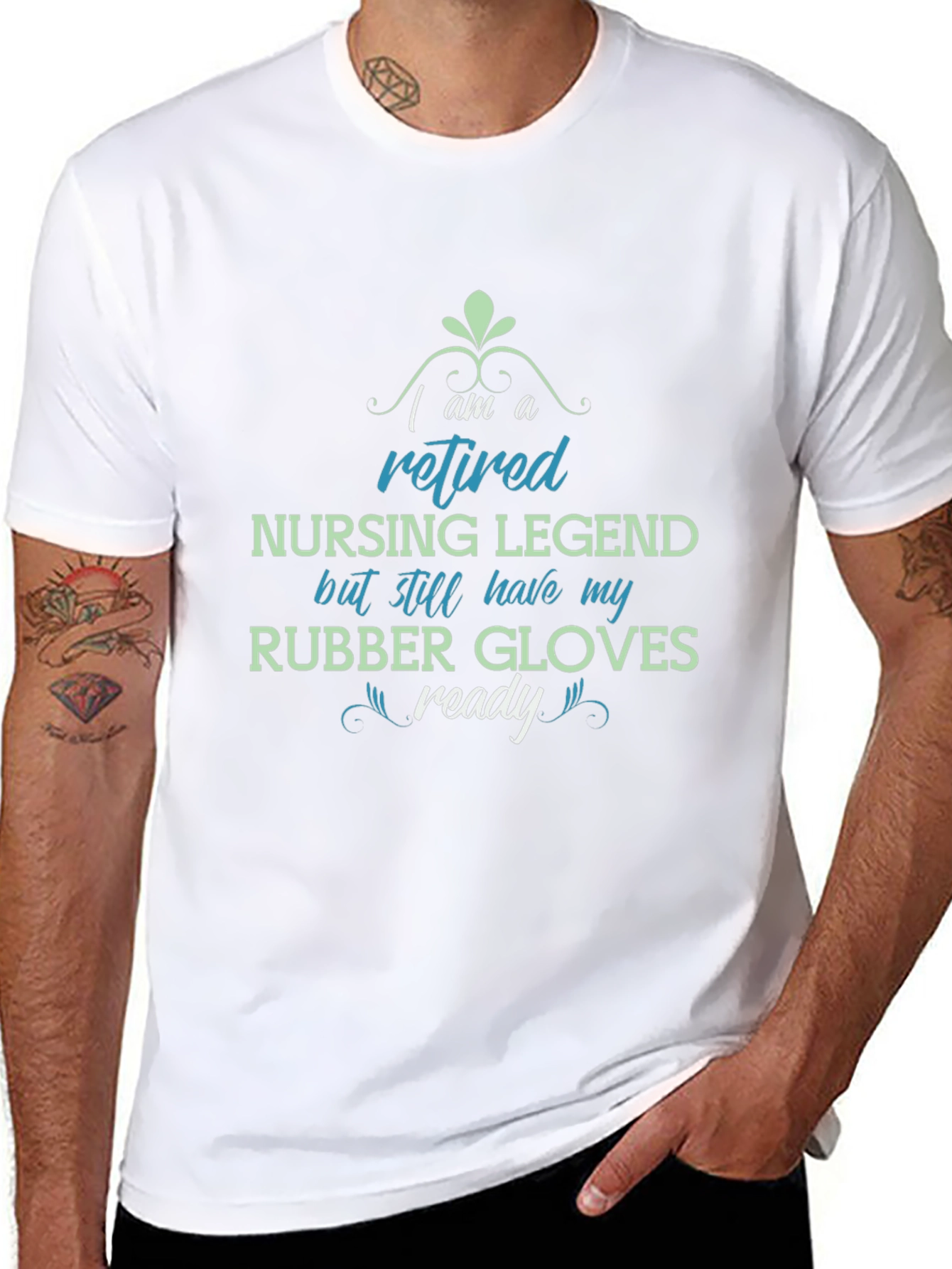 Retired Nursing Legend T-Shirt - Rubber Gloves Ready!