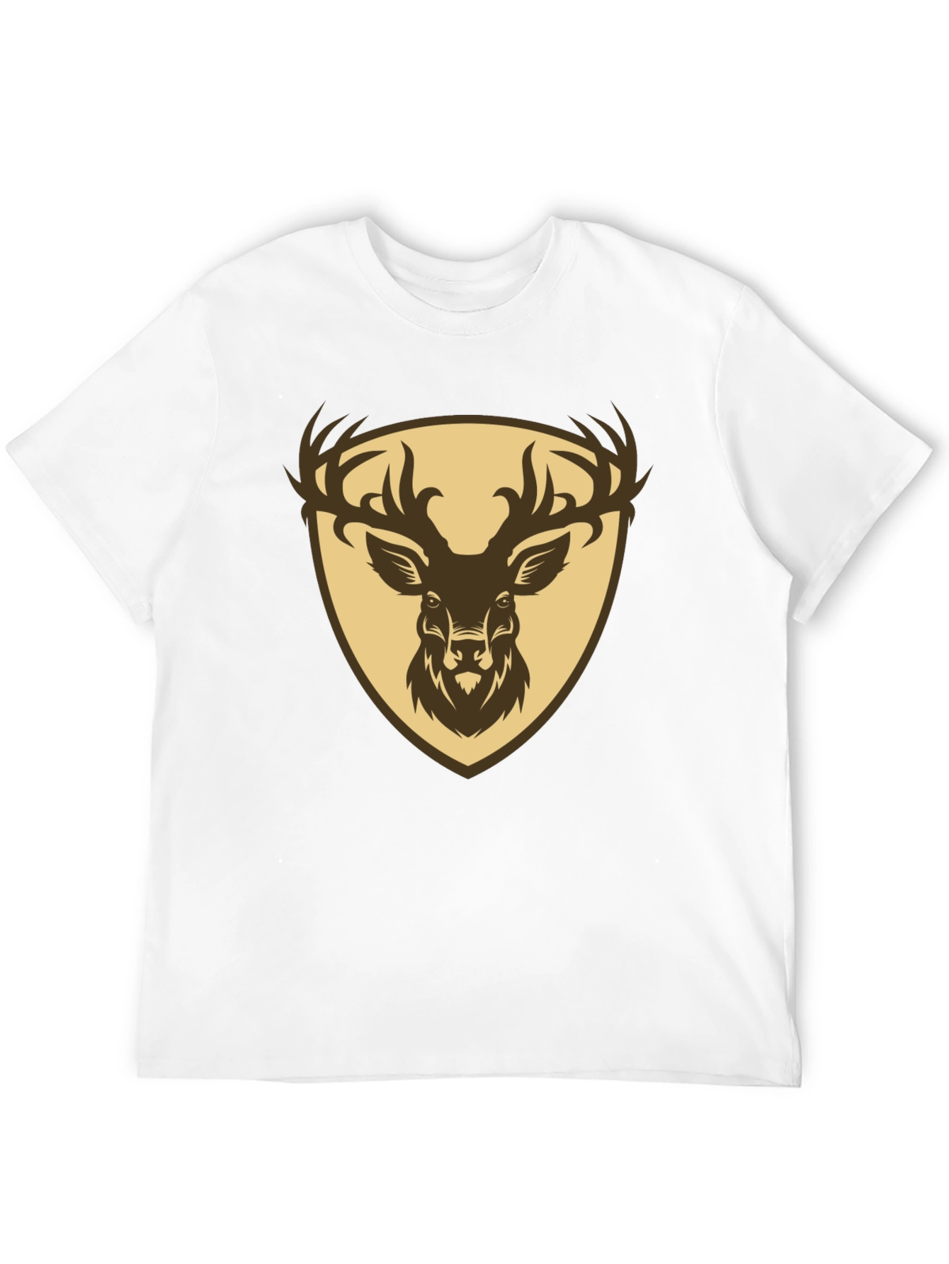 Black Deer Crest Graphic Tee