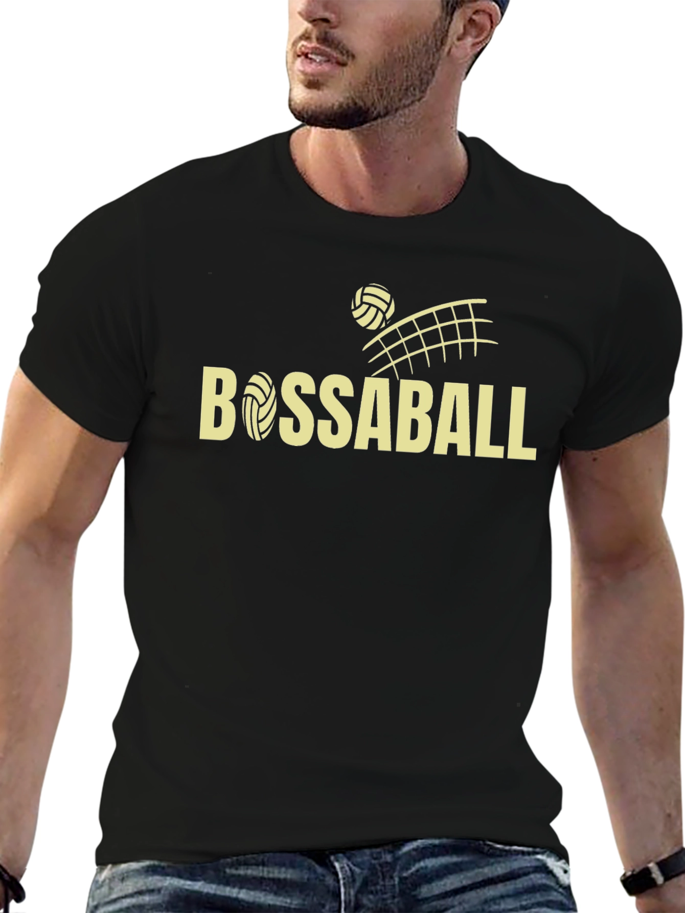 Bossaball T-shirt - Black Sports Tee