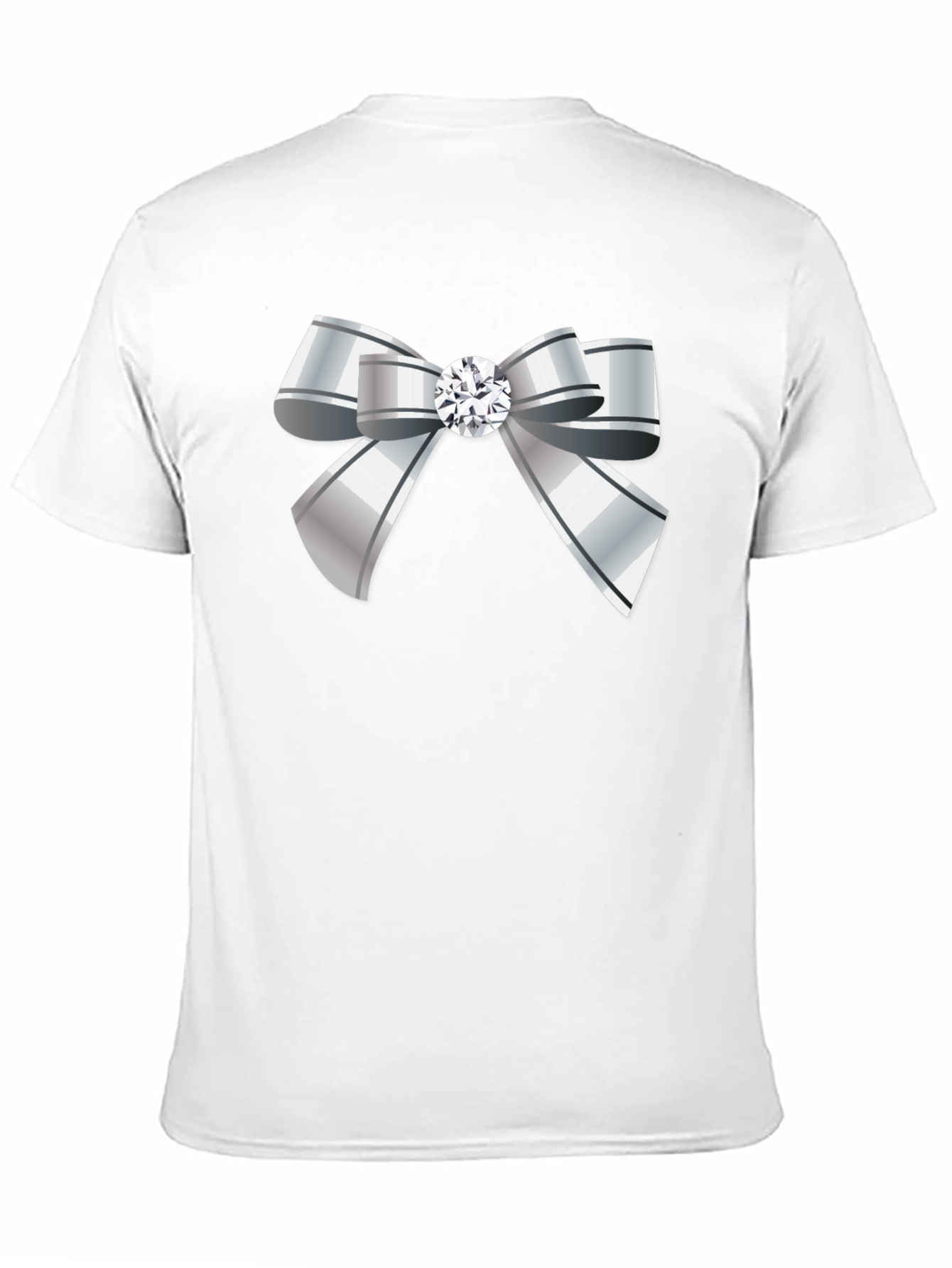 Bow Tie Graphic Tee - Elegant Style