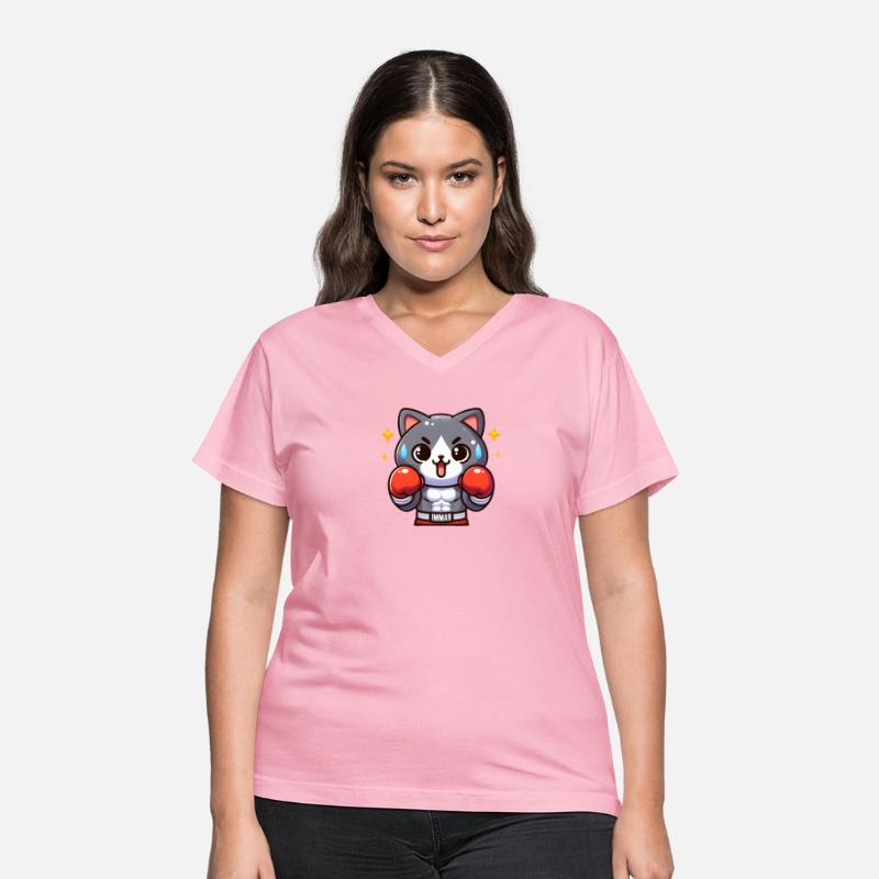 Martial Arts Cat with Sparkling Eyes
