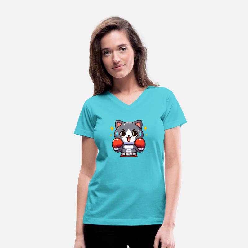 Martial Arts Cat with Sparkling Eyes