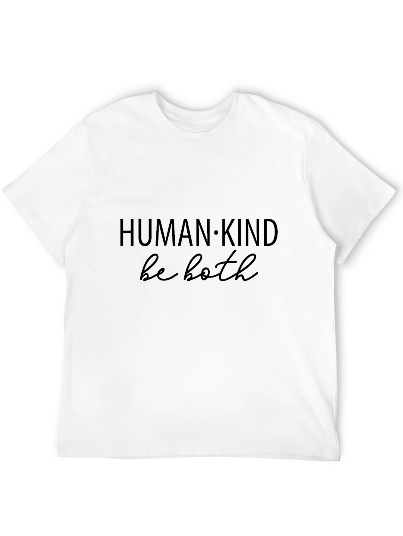 Humankind Be Both Graphic Tee - Black