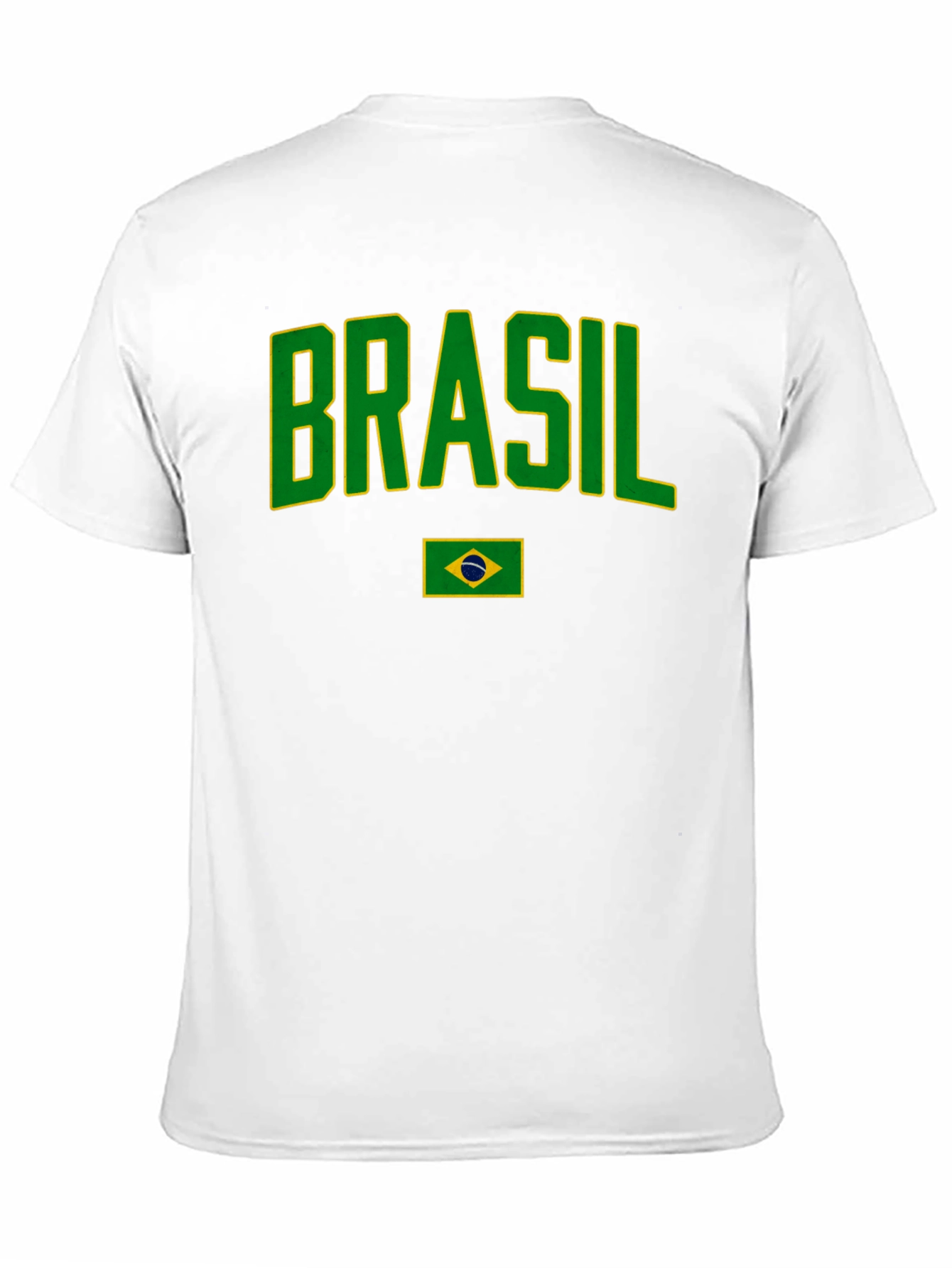 Brasil T-Shirt - Green & Yellow Graphic Tee