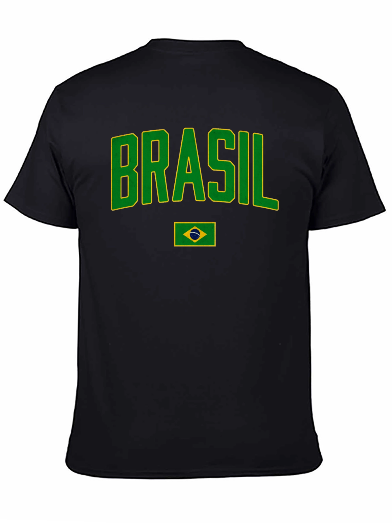 Brasil T-Shirt - Green & Yellow Graphic Tee