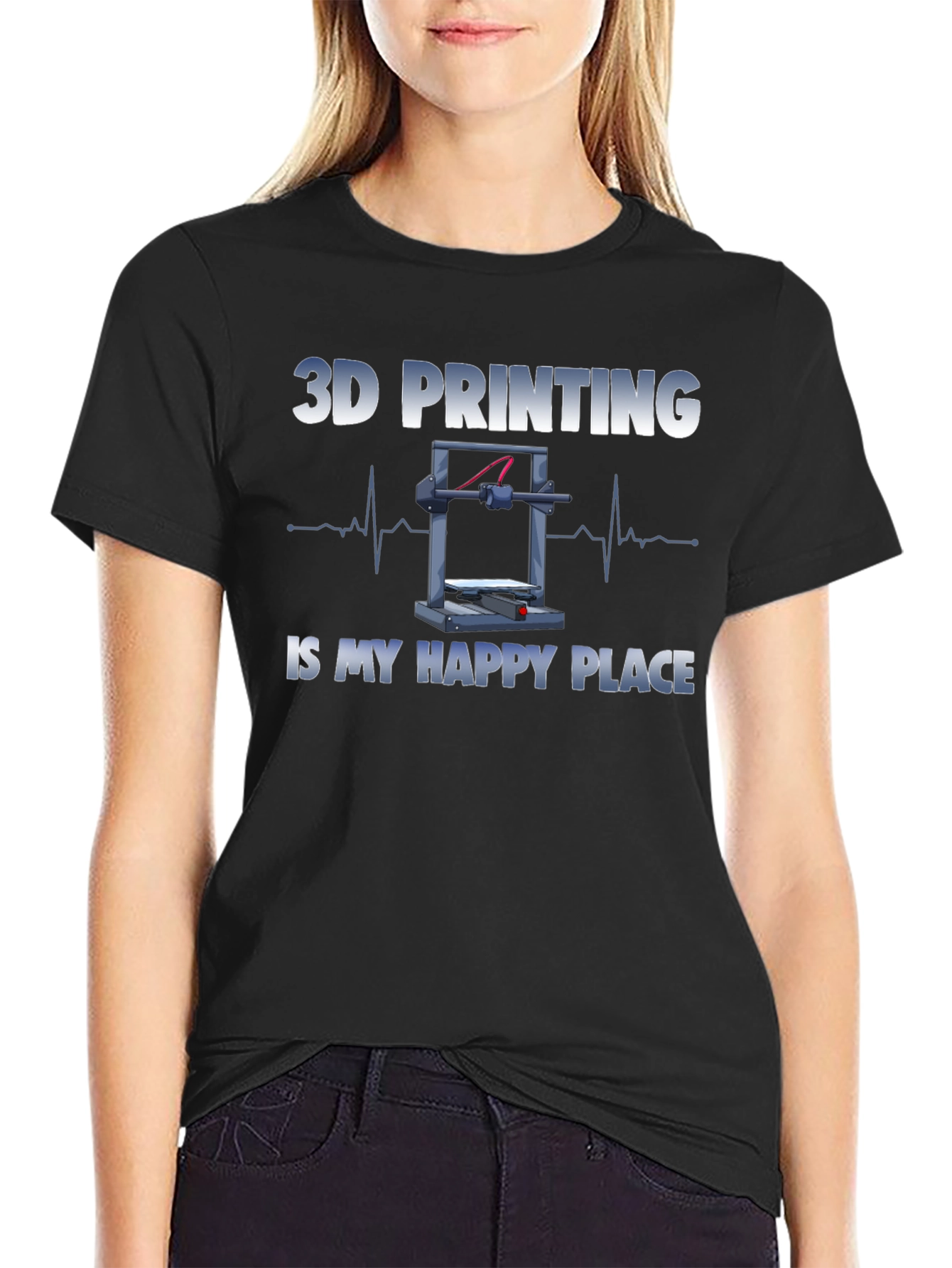 3D Printing is My Happy Place T-Shirt