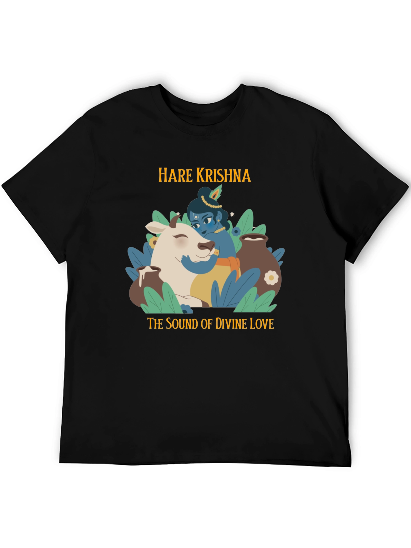 Hare Krishna Divine Love Graphic T-Shirt