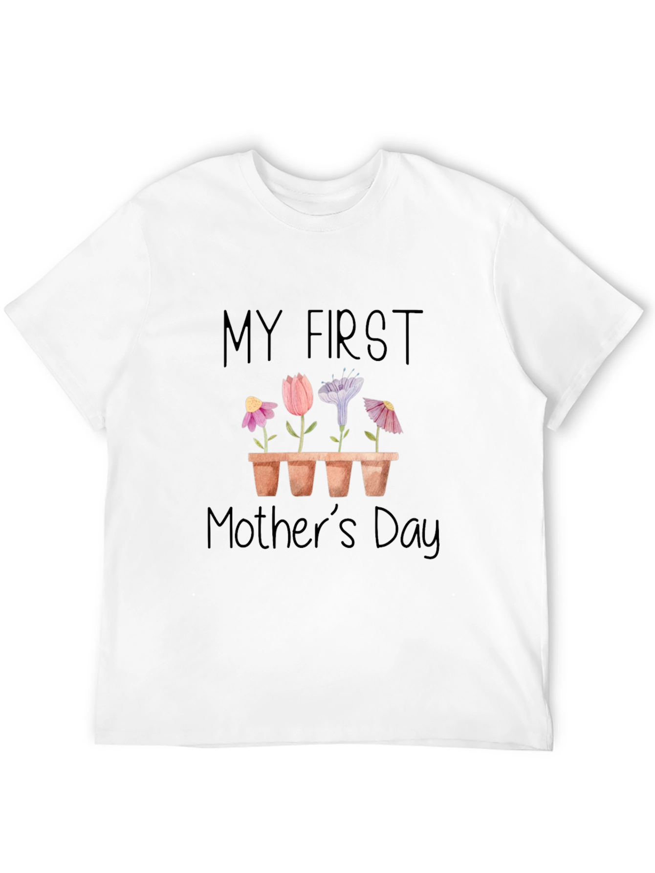 My First Mothers Day Floral T-Shirt