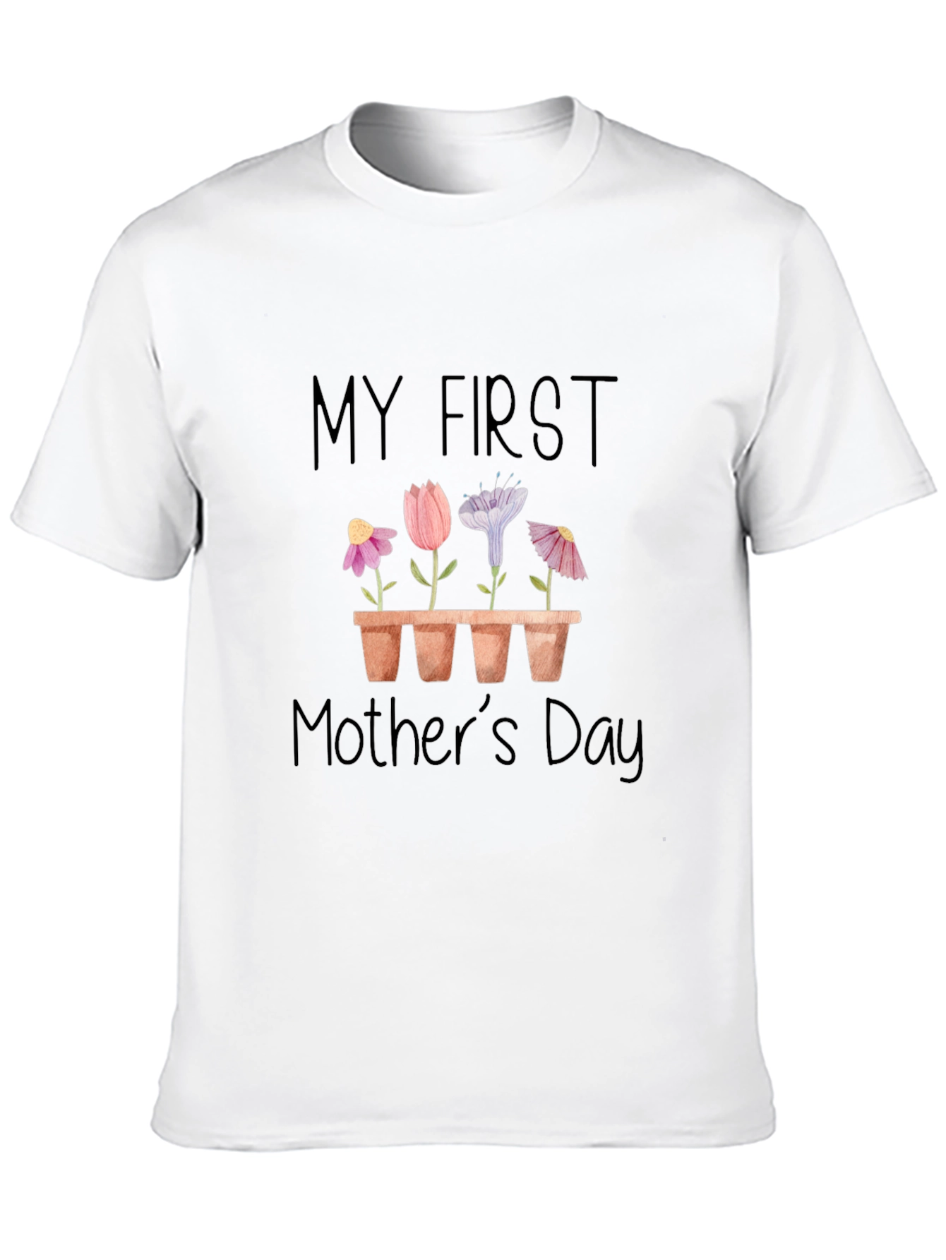 My First Mothers Day Floral T-Shirt