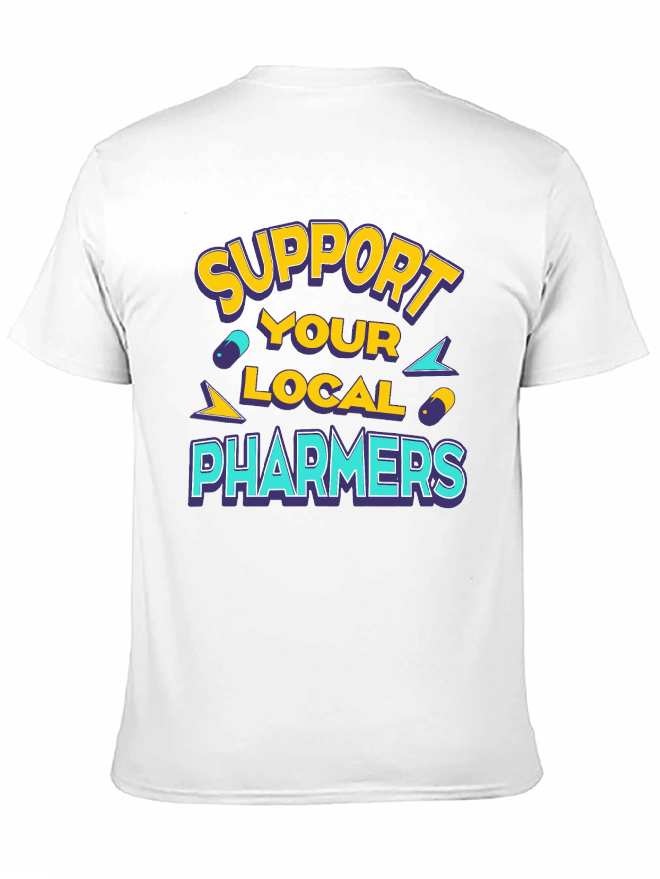 Support Your Local Pharmers Black T-Shirt